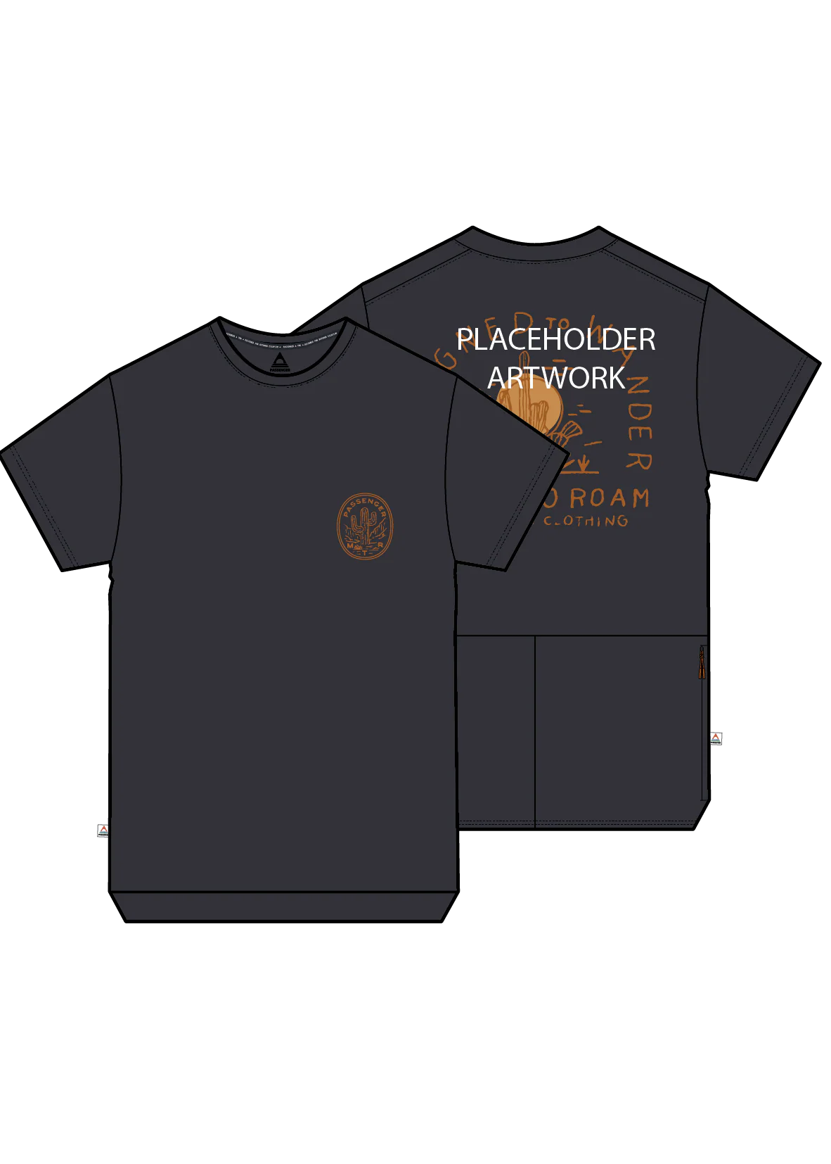 Ridescape Men's Active T-Shirt - Faded Black - Image 10