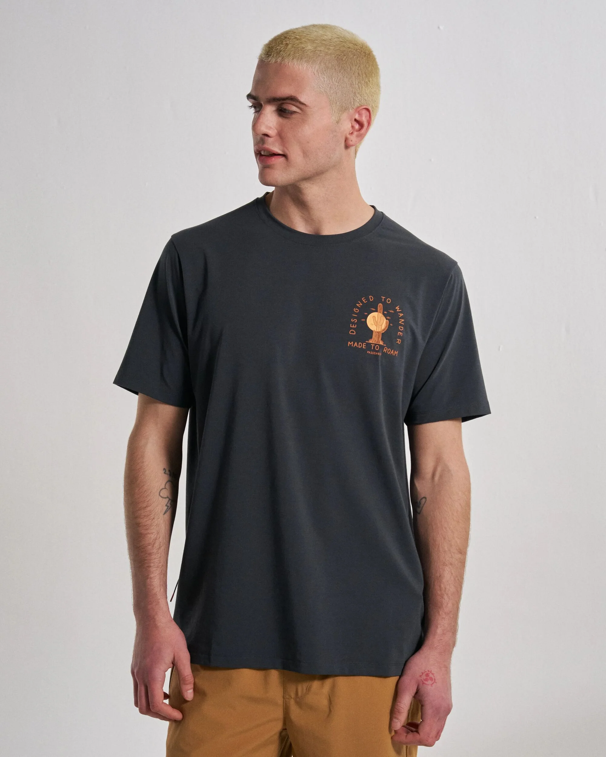 Ridescape Men's Active T-Shirt - Faded Black - Image 3