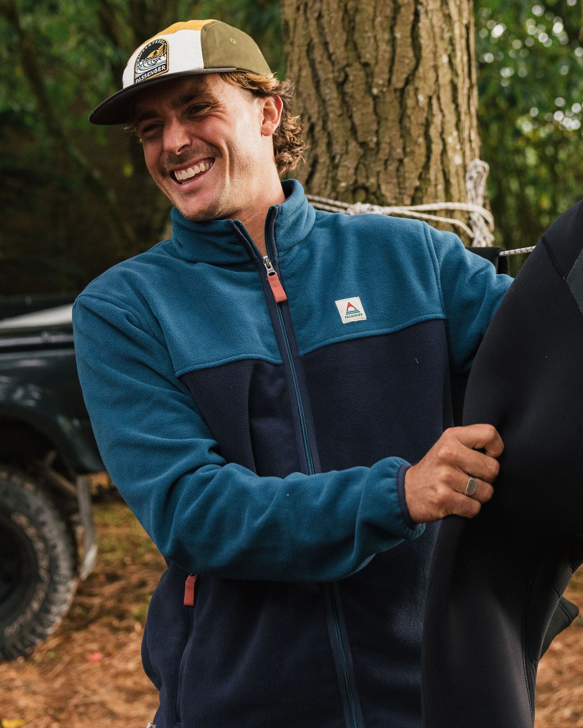 Ridge 2.0 Full Zip Polar Fleece - Tidal Blue/Rich Navy