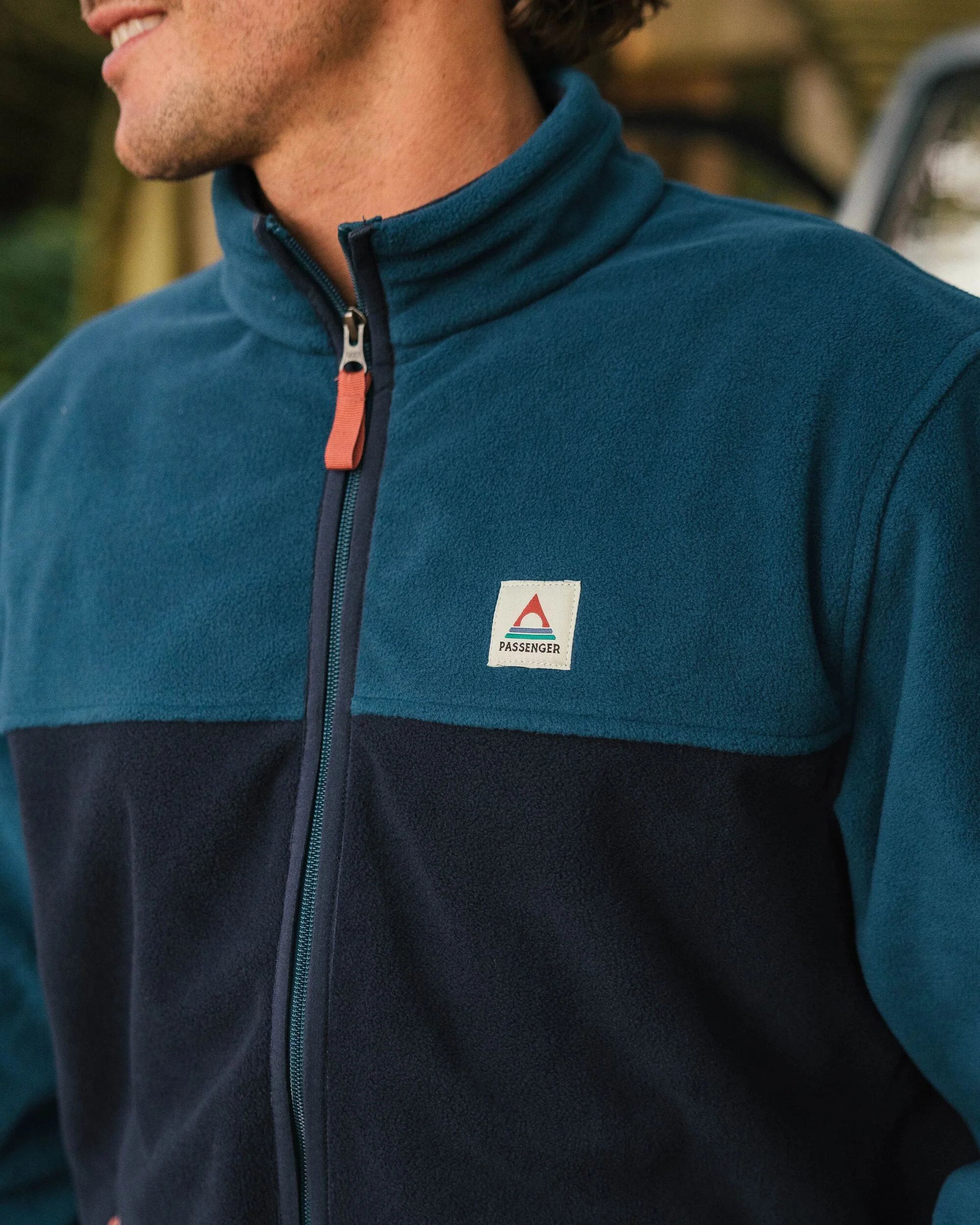 Ridge 2.0 Full Zip Polar Fleece - Tidal Blue/Rich Navy - Image 3