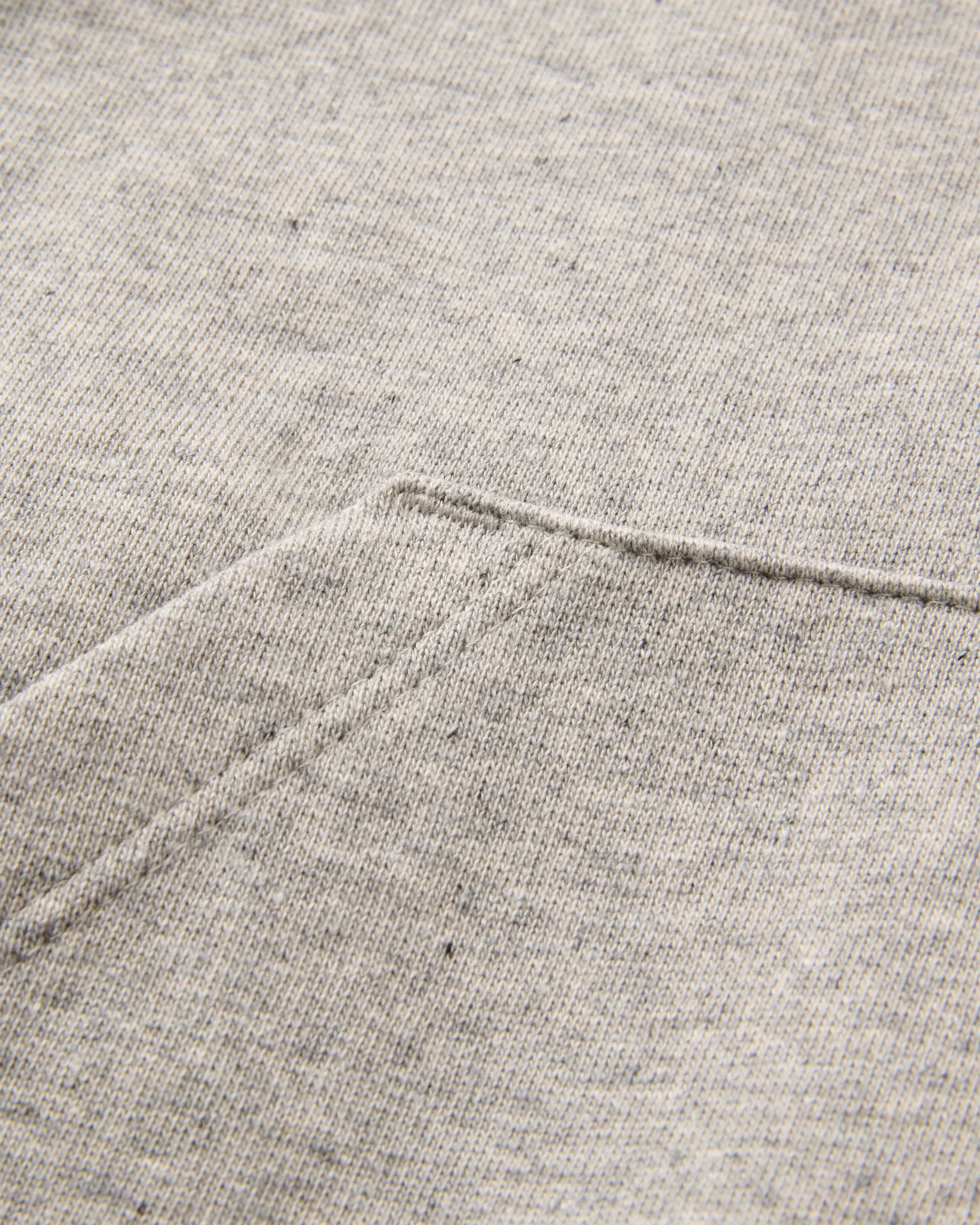 Riser Organic Cotton Hoodie - Grey Marl - Image 3