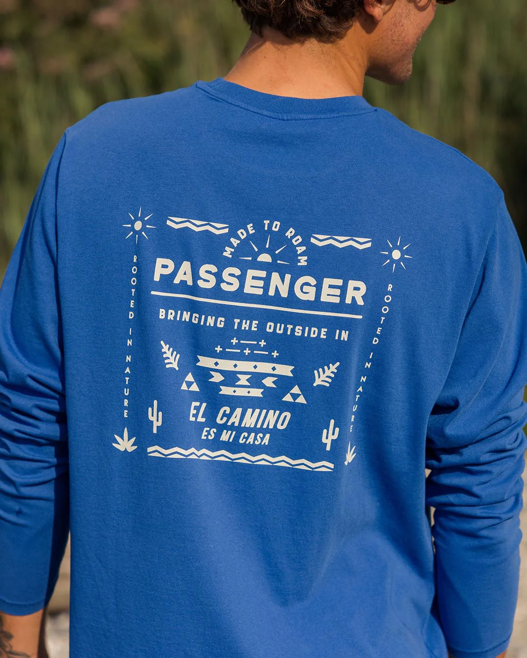 Roam Free LS T-Shirt - True Blue
