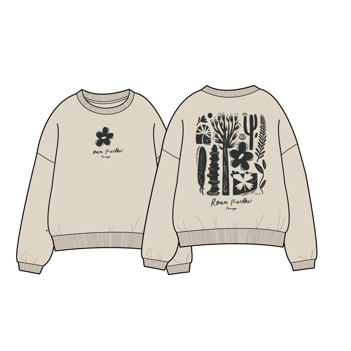 Roam Further Sweatshirt - Birch - Image 8
