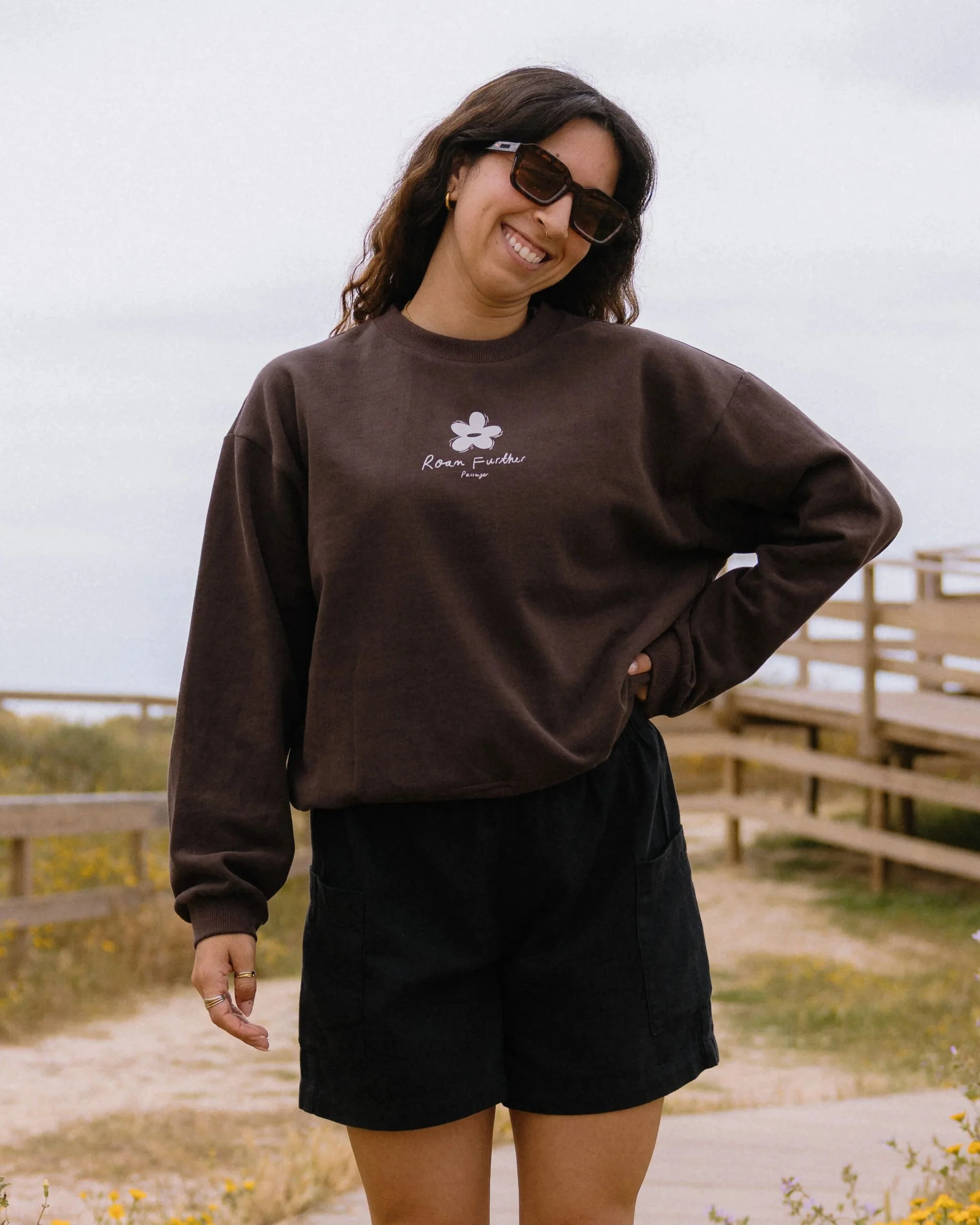 Roam Further Sweatshirt - Espresso - Image 3