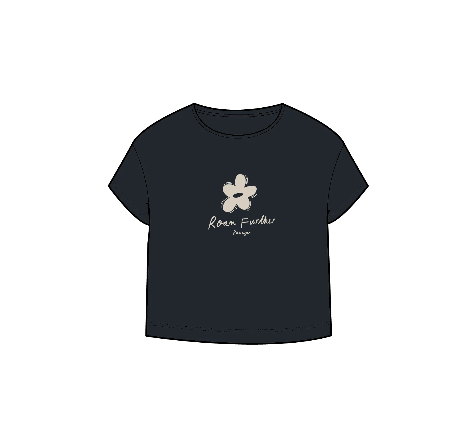 Roam Further T-Shirt - Black - Image 9