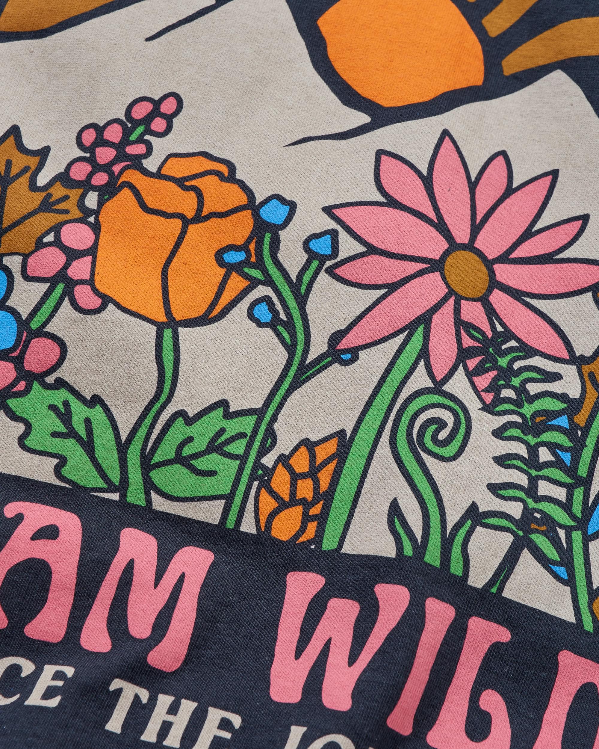 Roam Wild LS T-Shirt - Black - Image 4