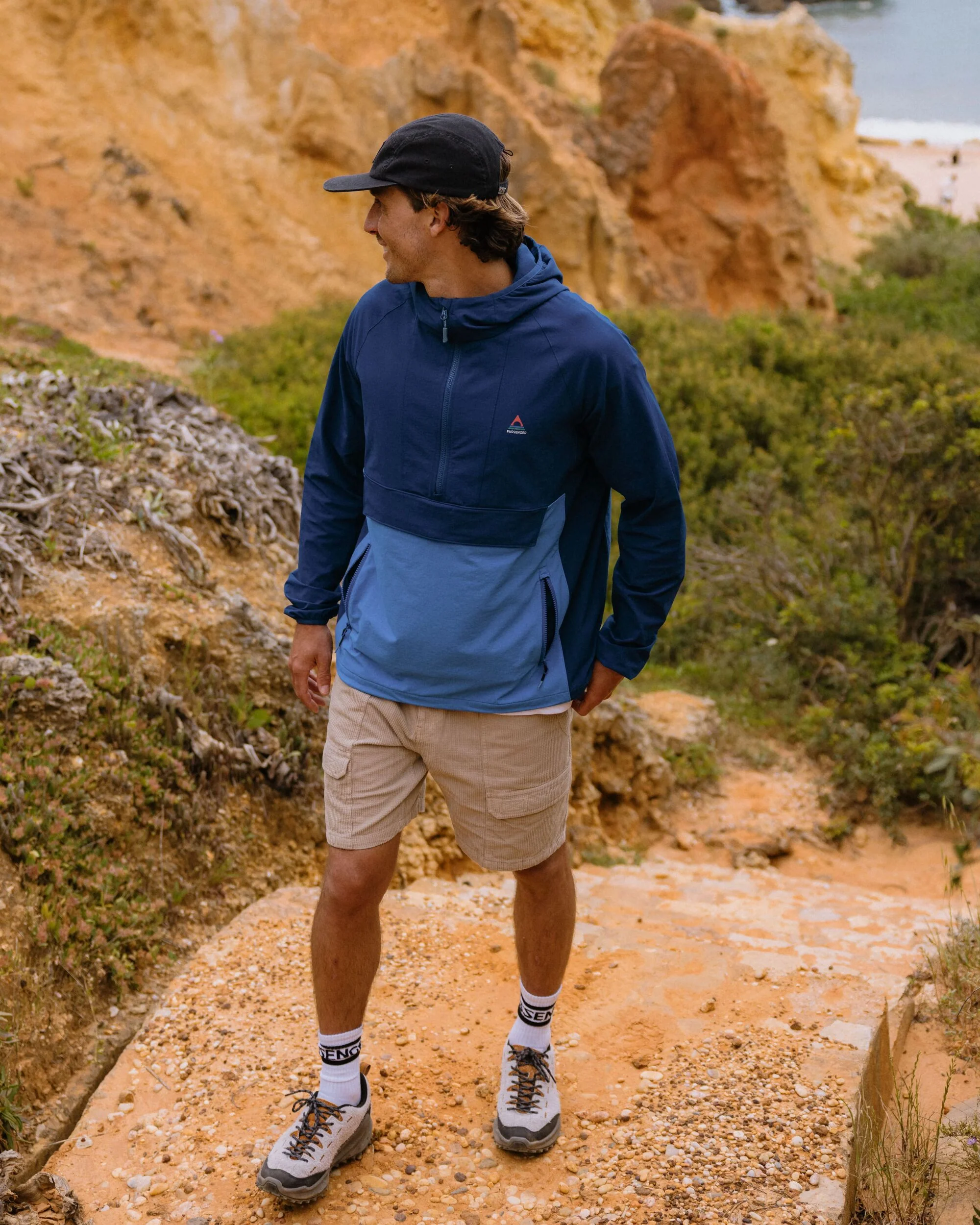 Roamer Light Softshell Anorak - Blue Navy/Marine Blue - Image 4