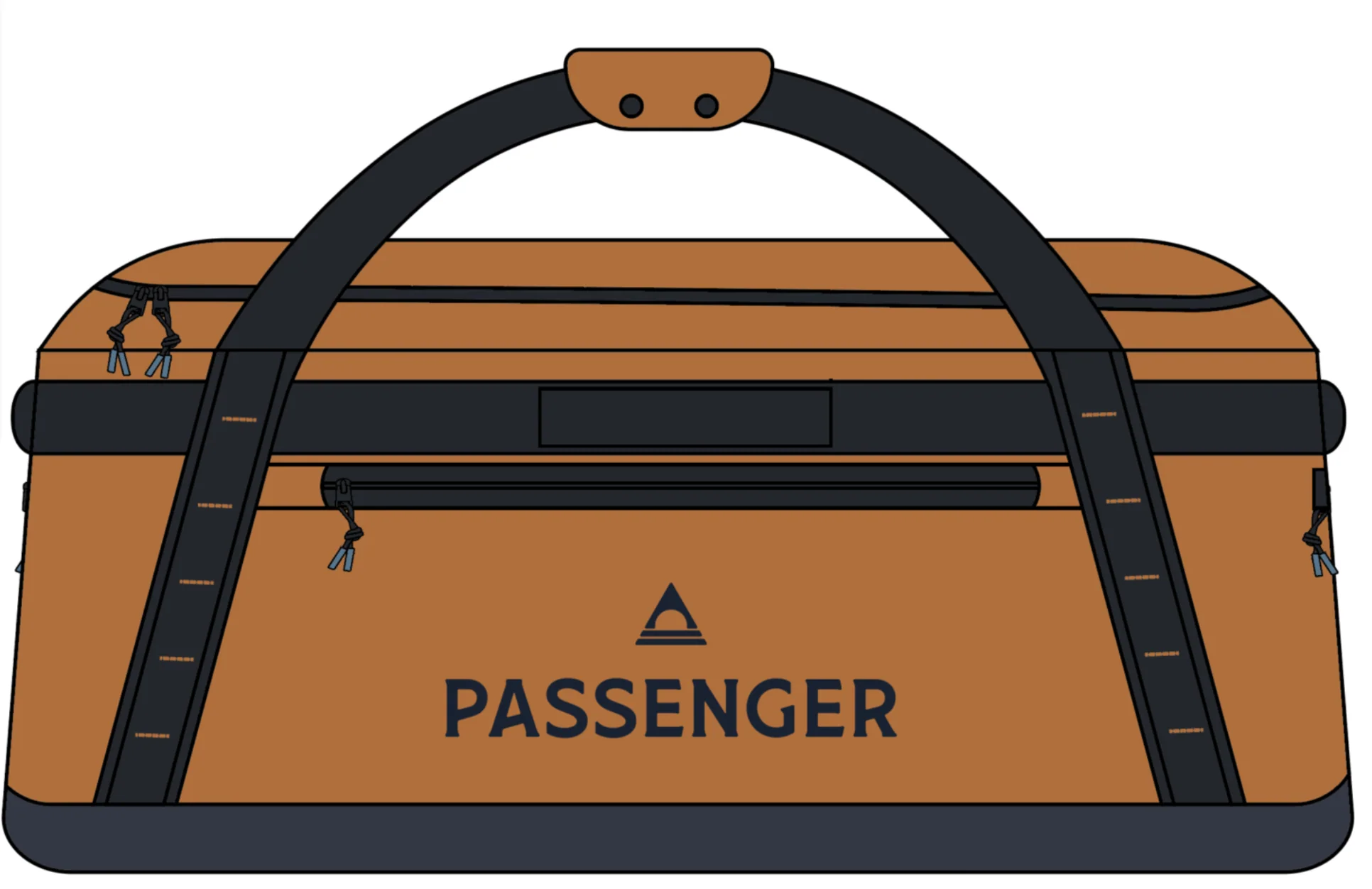 Roamer 80L Duffel Bag - Sunrise Orange - Image 13