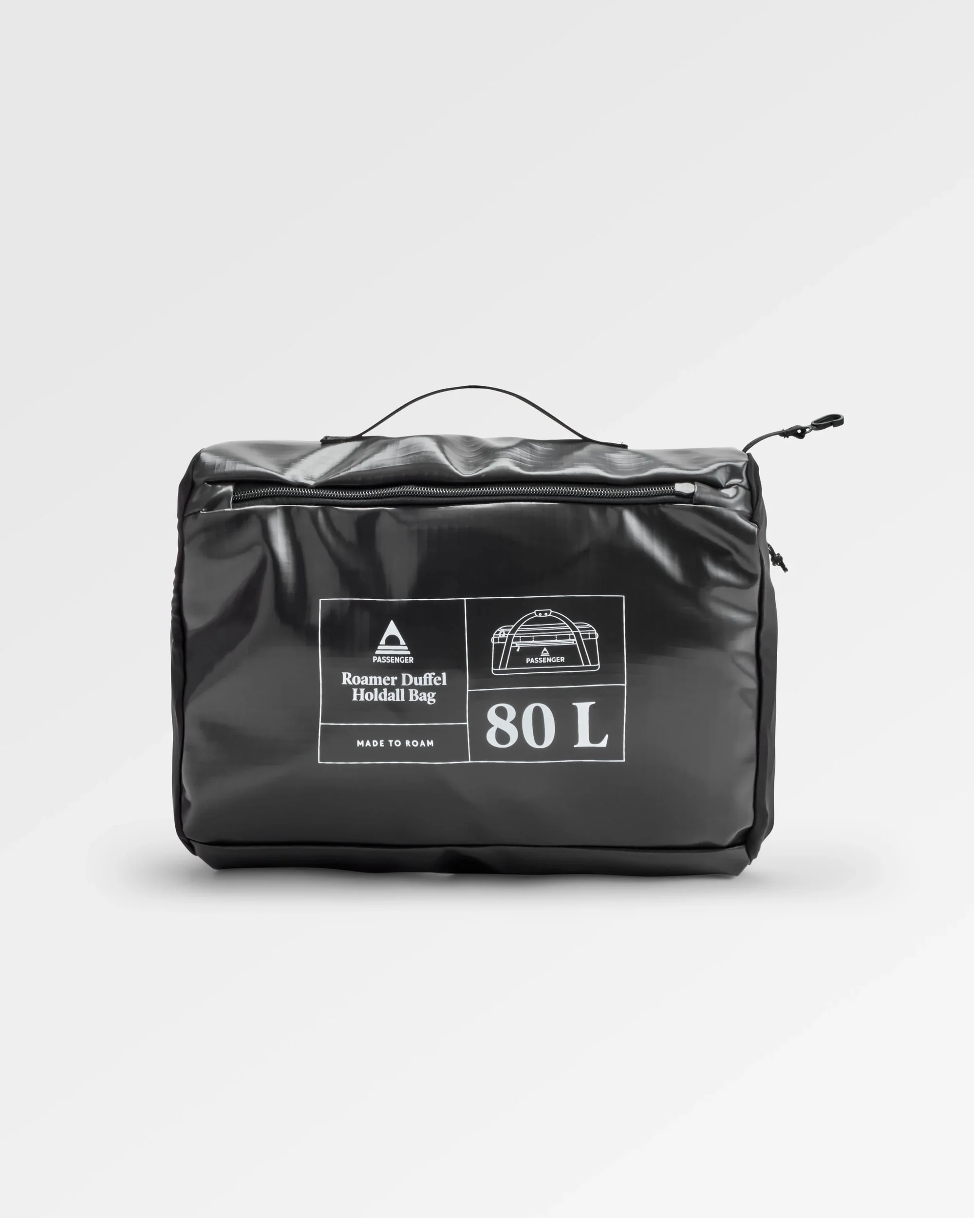 Roamer 80L Duffel Bag - Phantom Black - Image 7
