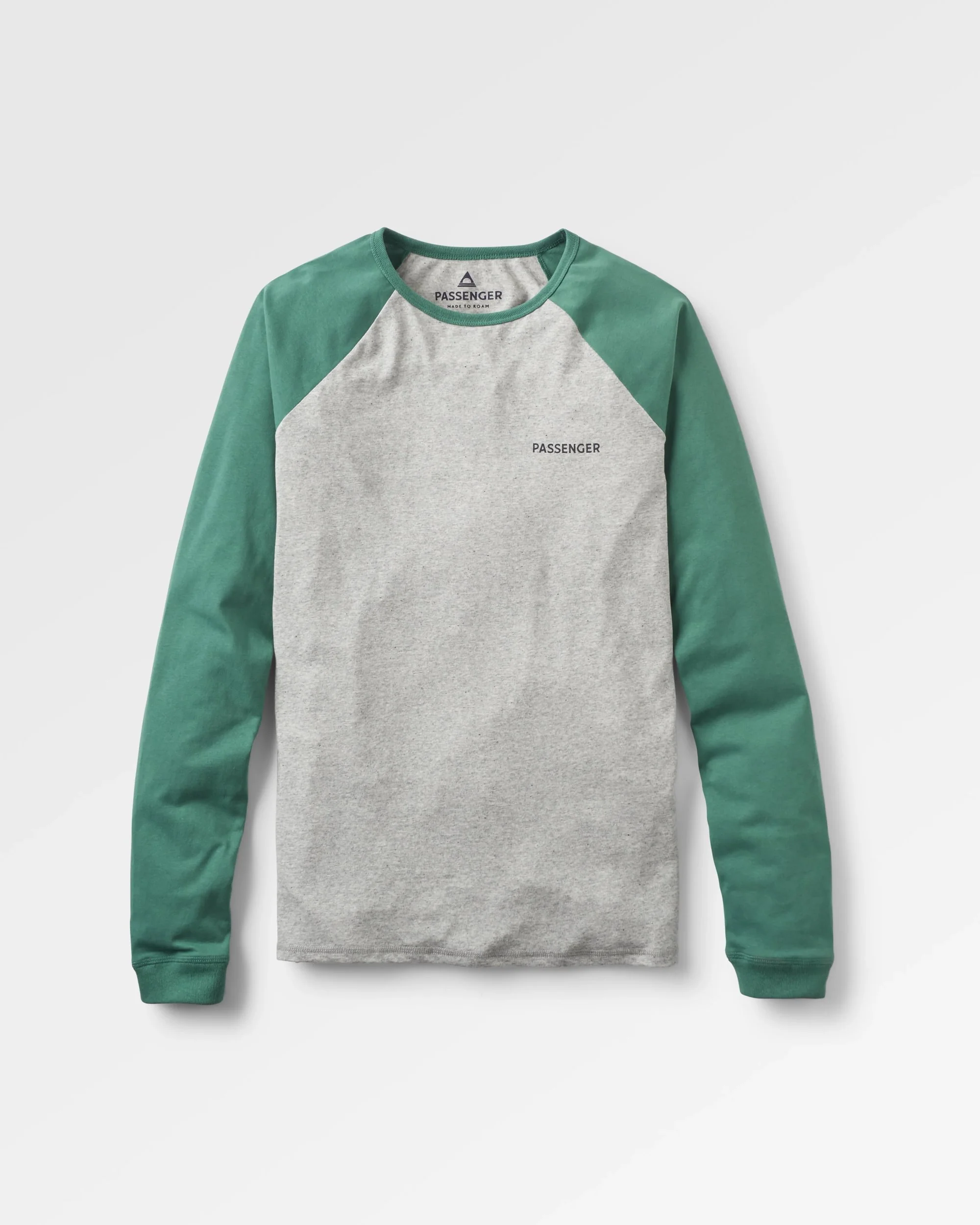 Roamer Raglan LS T-Shirt - Grey Marl - Image 2
