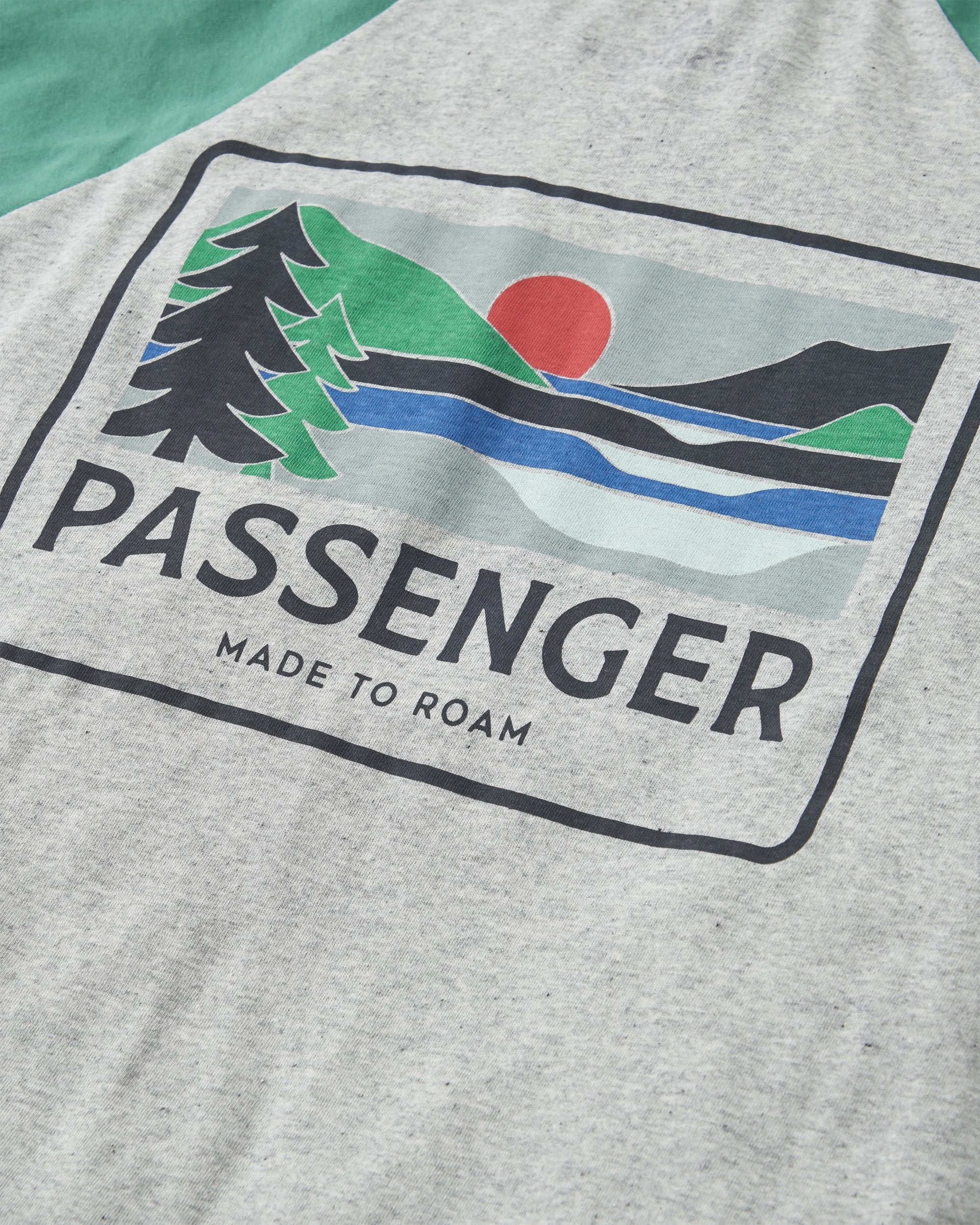 Roamer Raglan LS T-Shirt - Grey Marl - Image 5