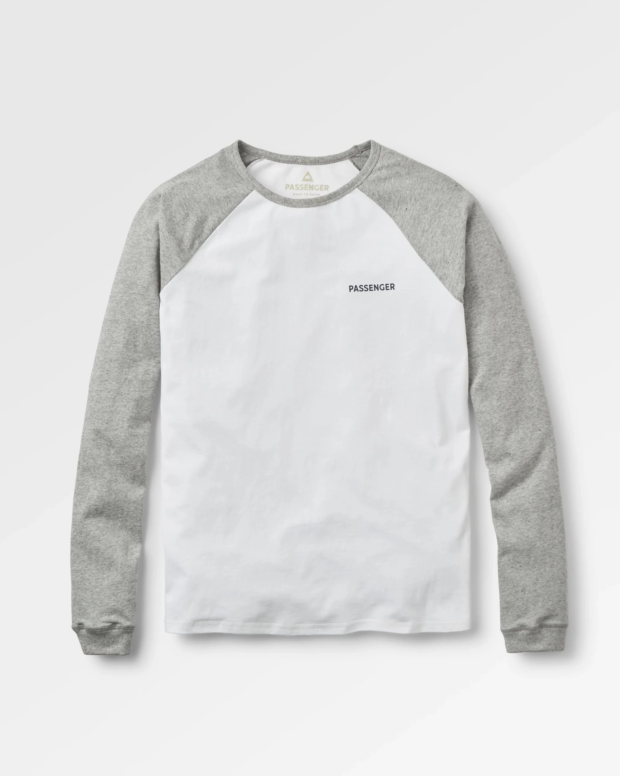 Roamer Raglan LS T-Shirt - White - Image 2
