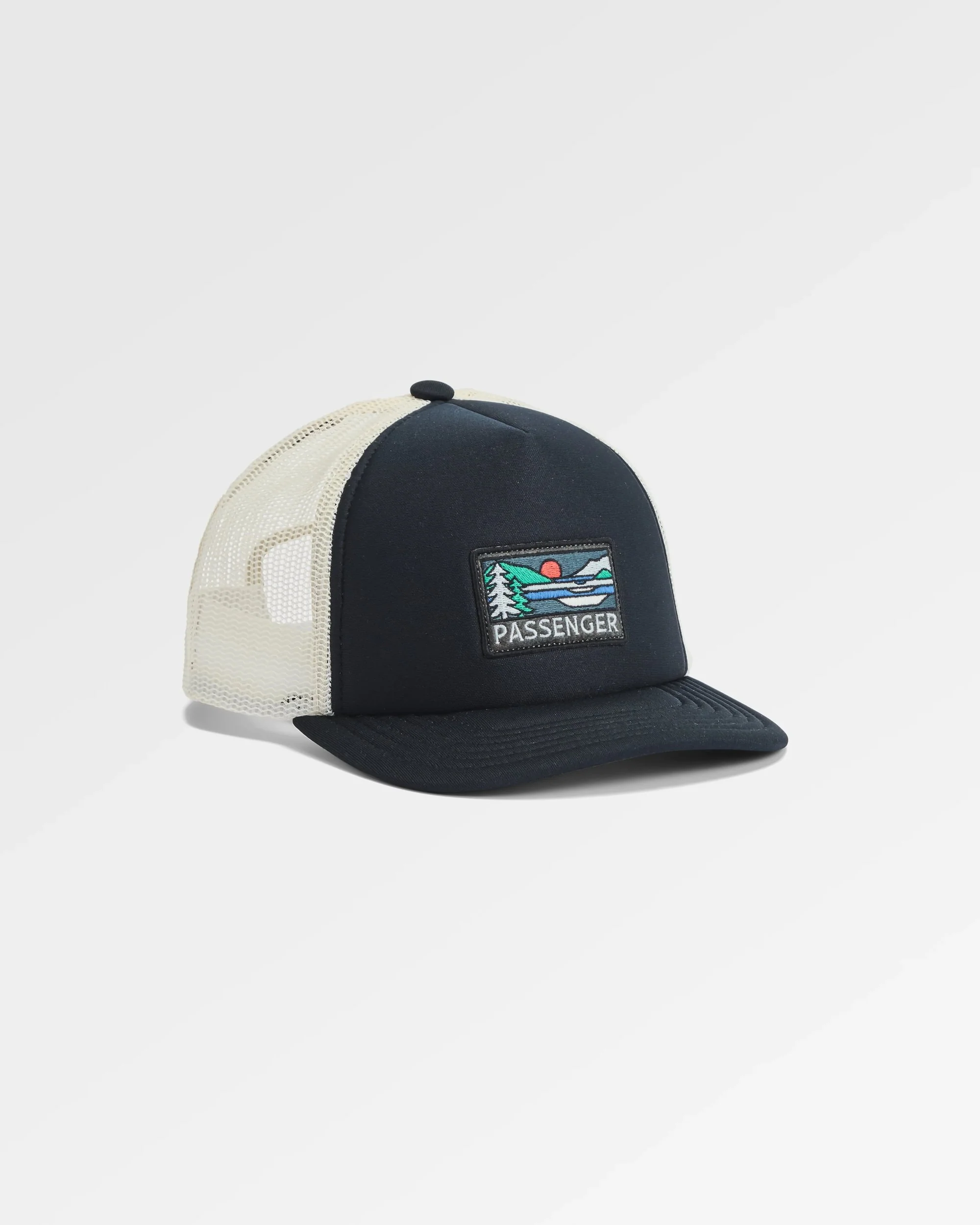 Roamer Snapback Trucker Cap - Black