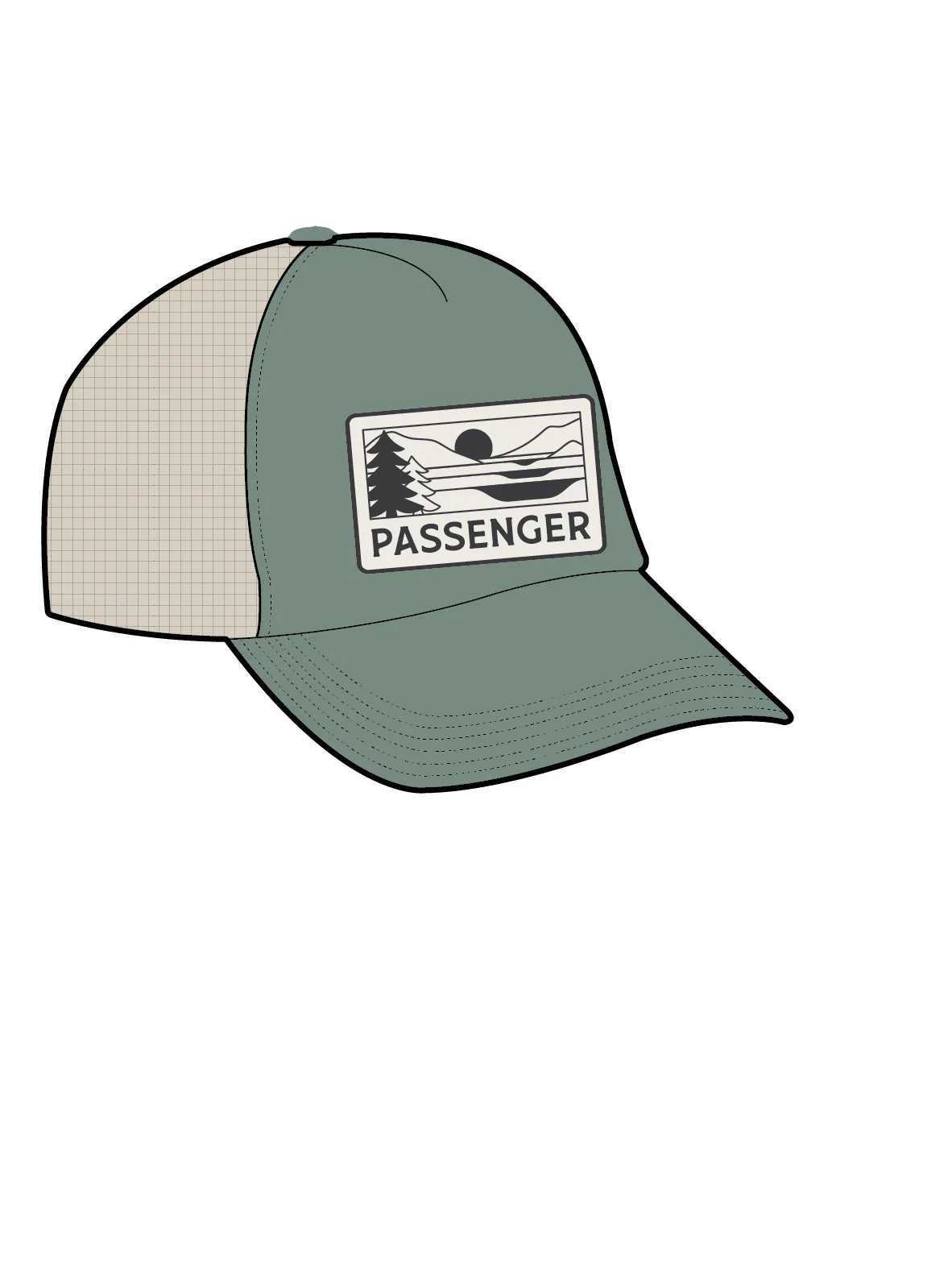 Roamer Snapback Trucker Cap - Pistachio - Image 5