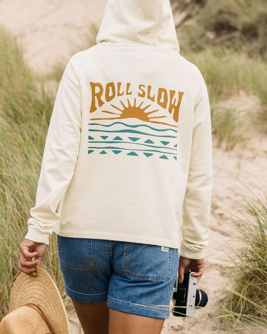 Rolling Slow Hoodie - Pale Yellow