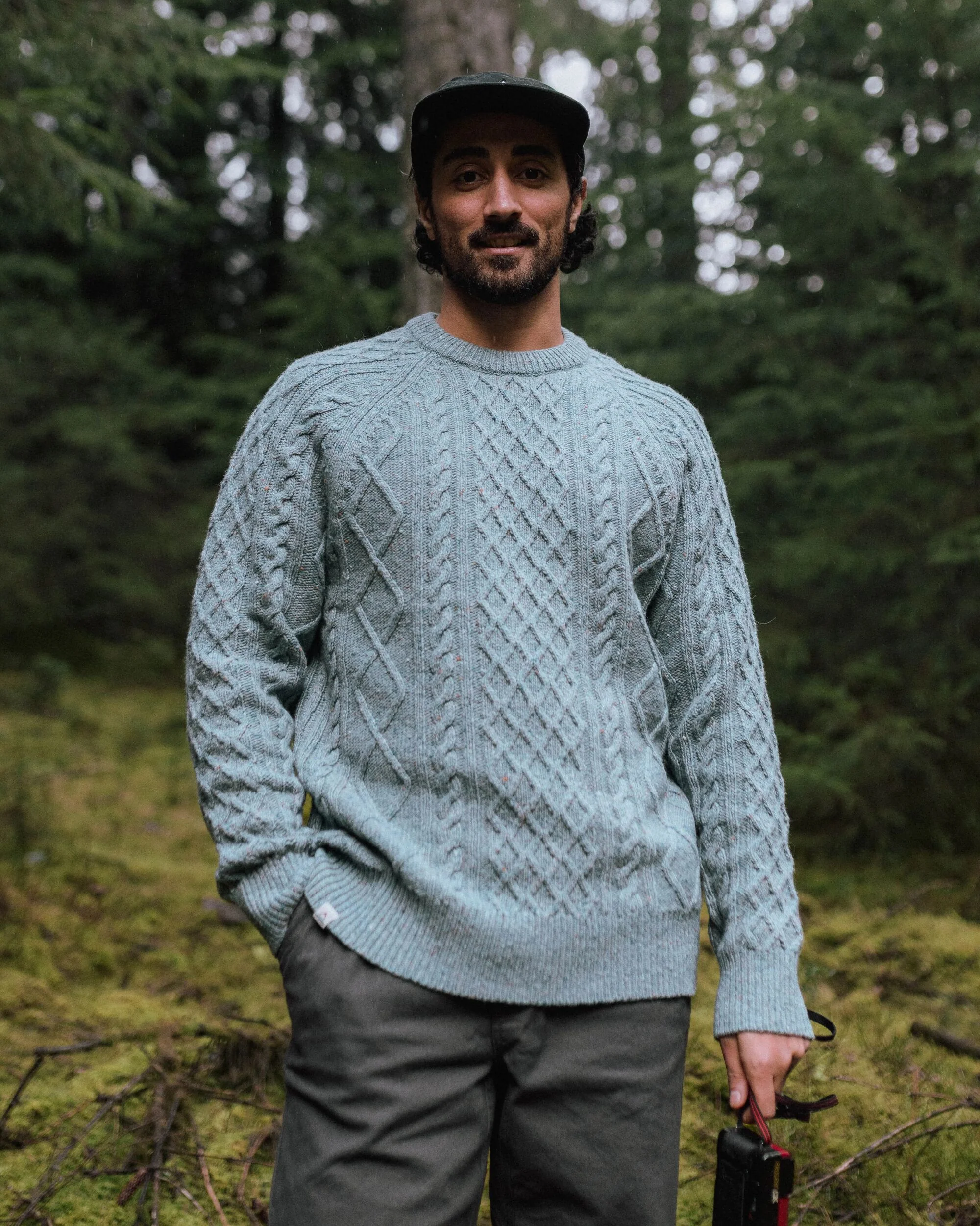 Sandbar Merino Blend Knitted Jumper - Arctic