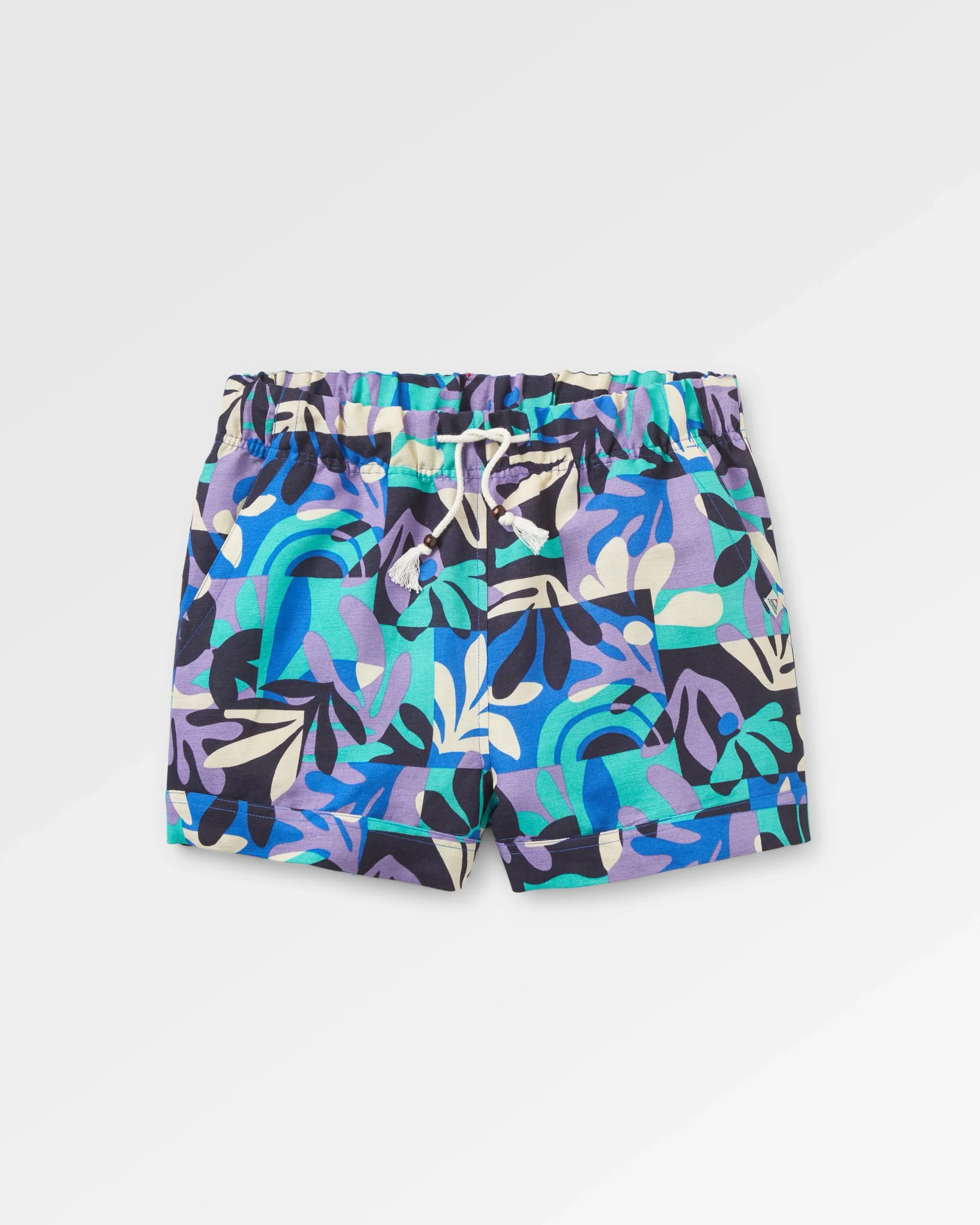 Santosa Woven Short - Mountain Foliage Purple - Image 2