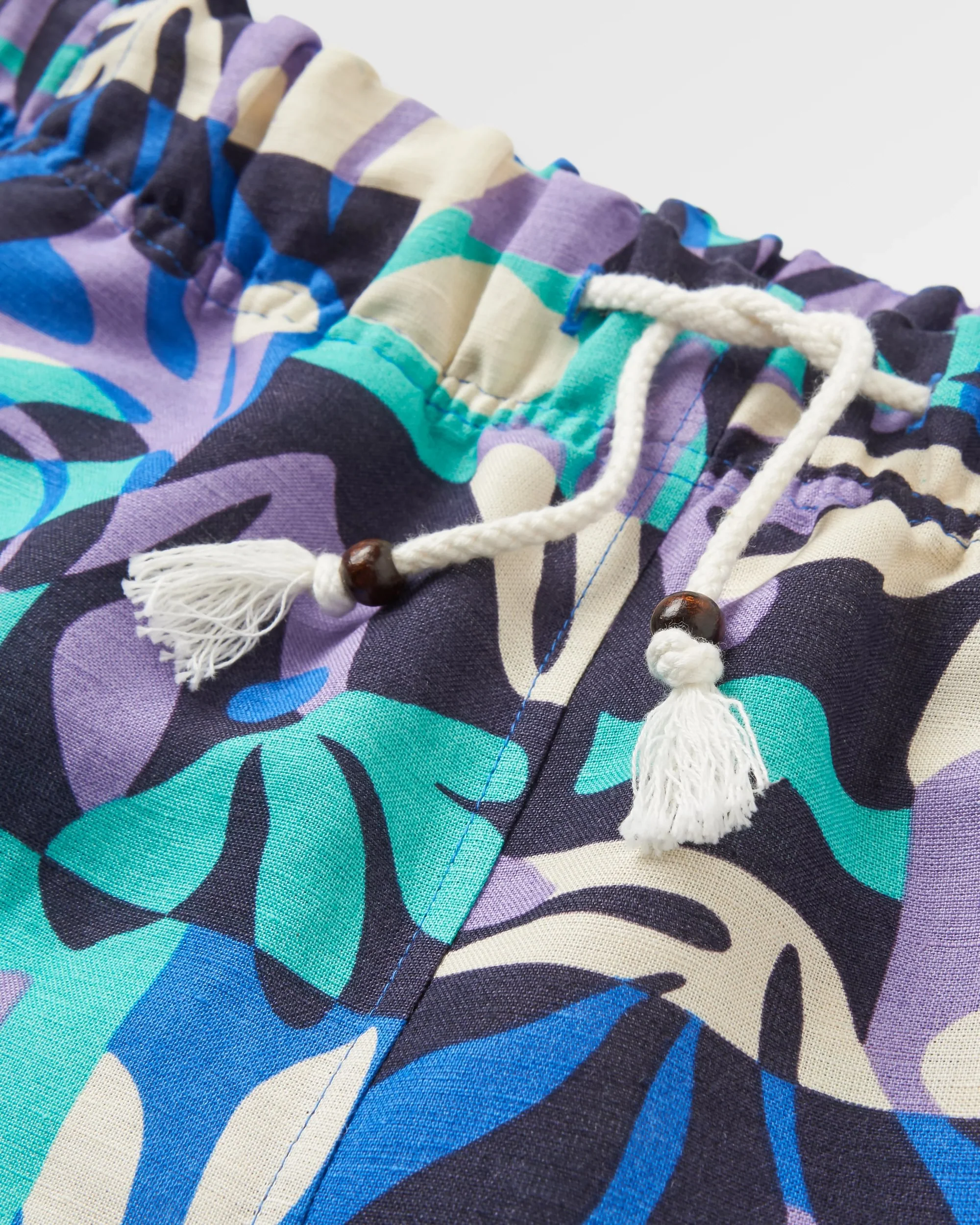 Santosa Woven Short - Mountain Foliage Purple - Image 6