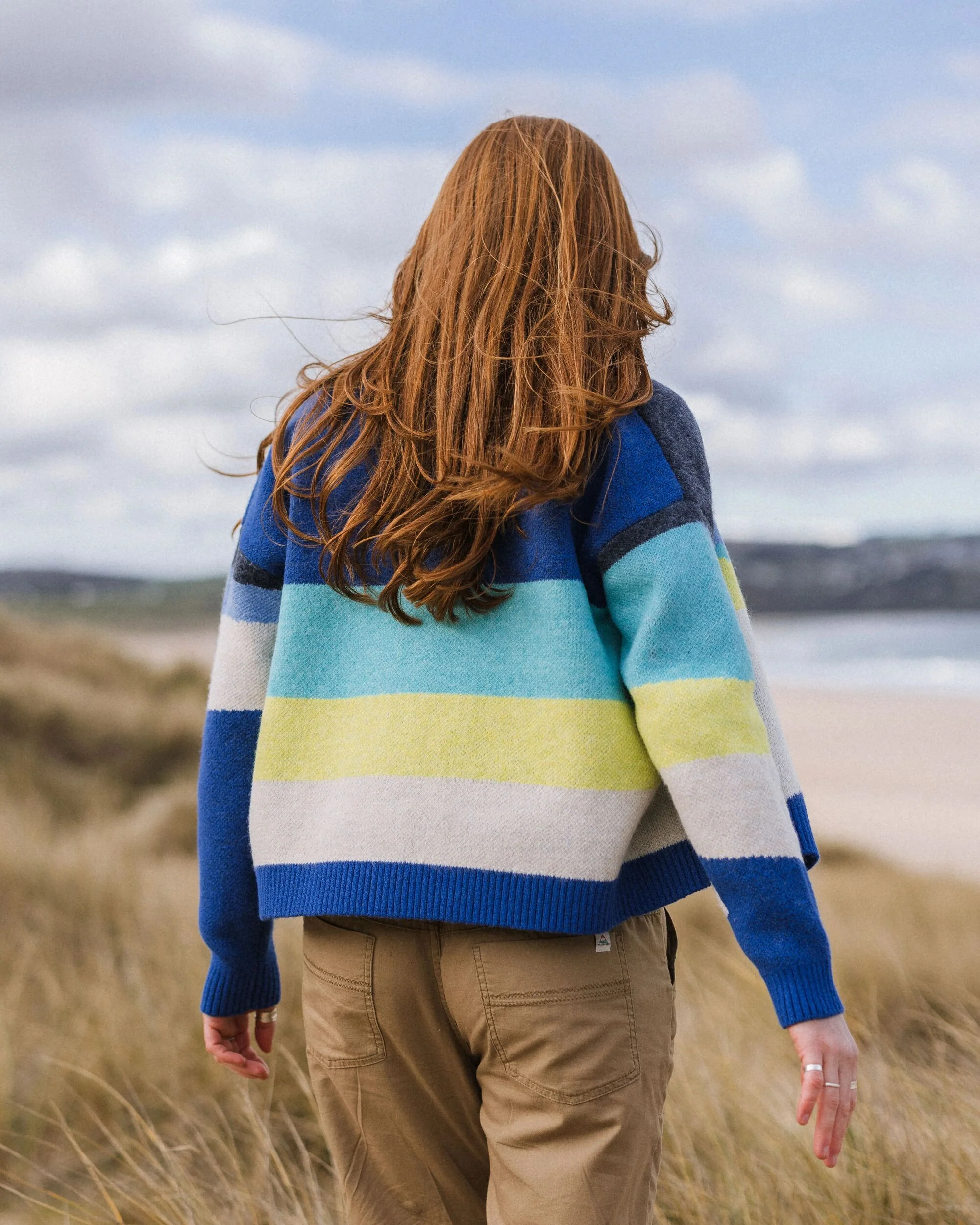Scenic Knitted Cardigan - Scenic Azure Blue - Image 2
