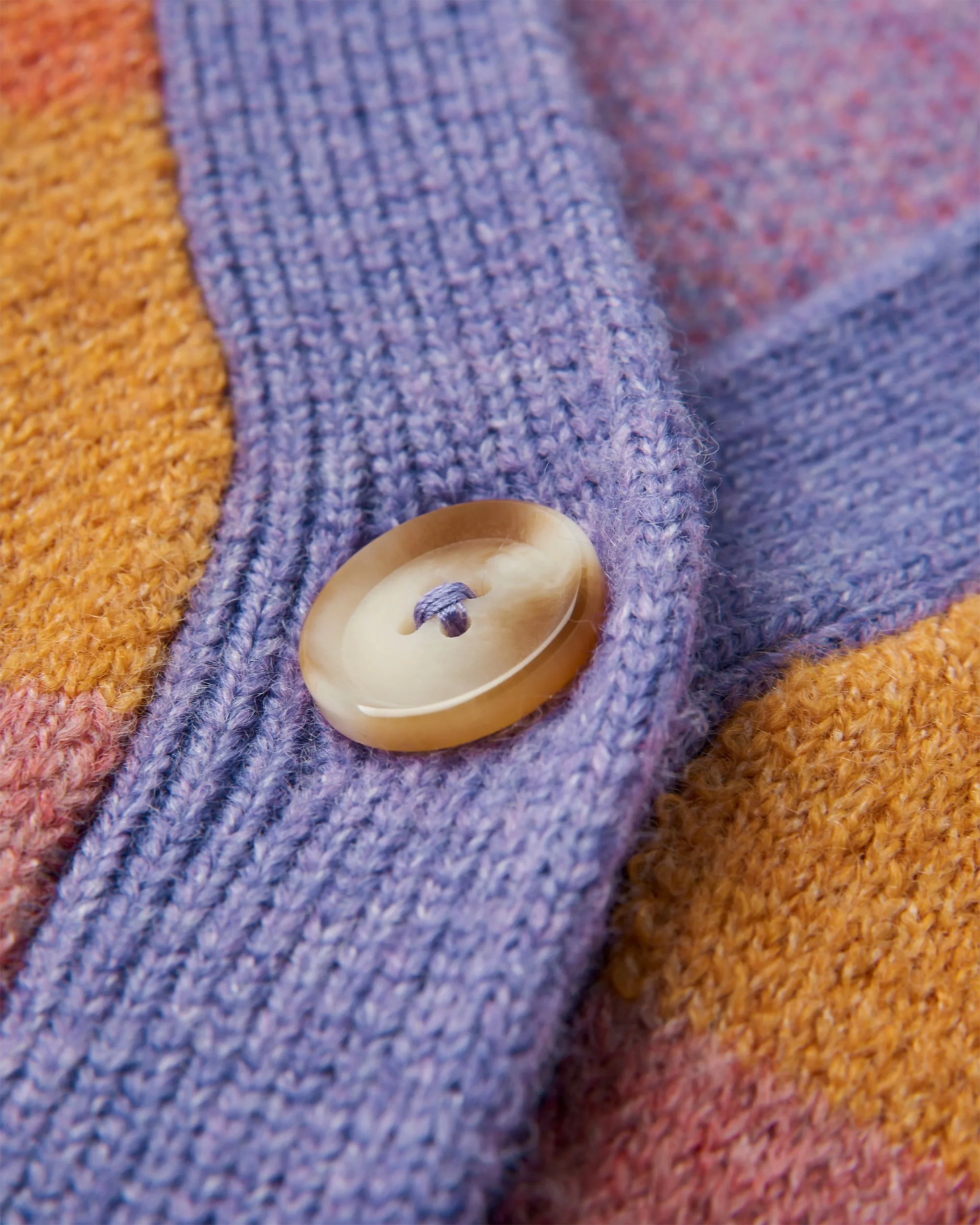 Scenic Knitted Cardigan - Scenic Sunrise Orange - Image 8
