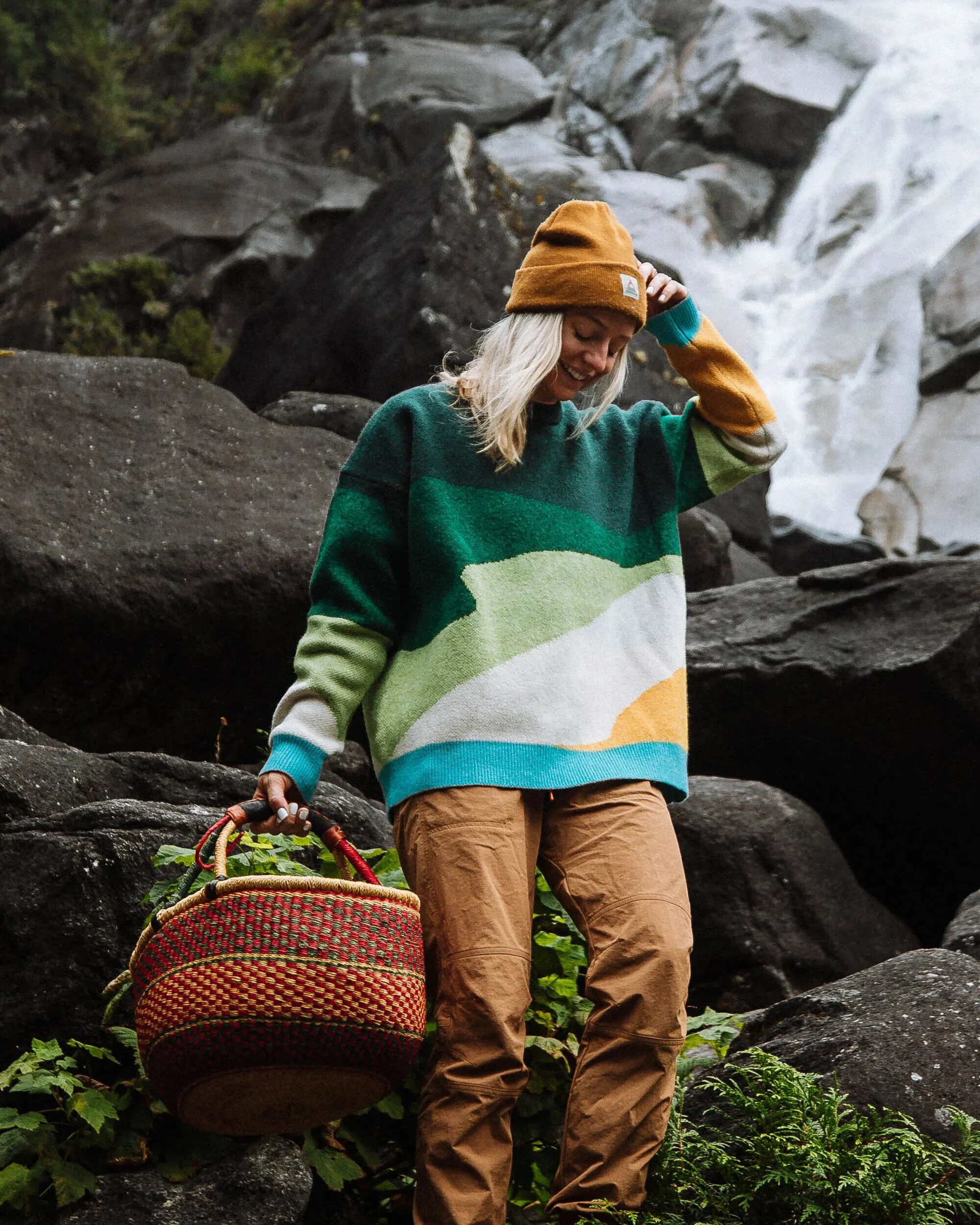 Scenic Knitted Jumper - Scenic Dark Fern - Image 3