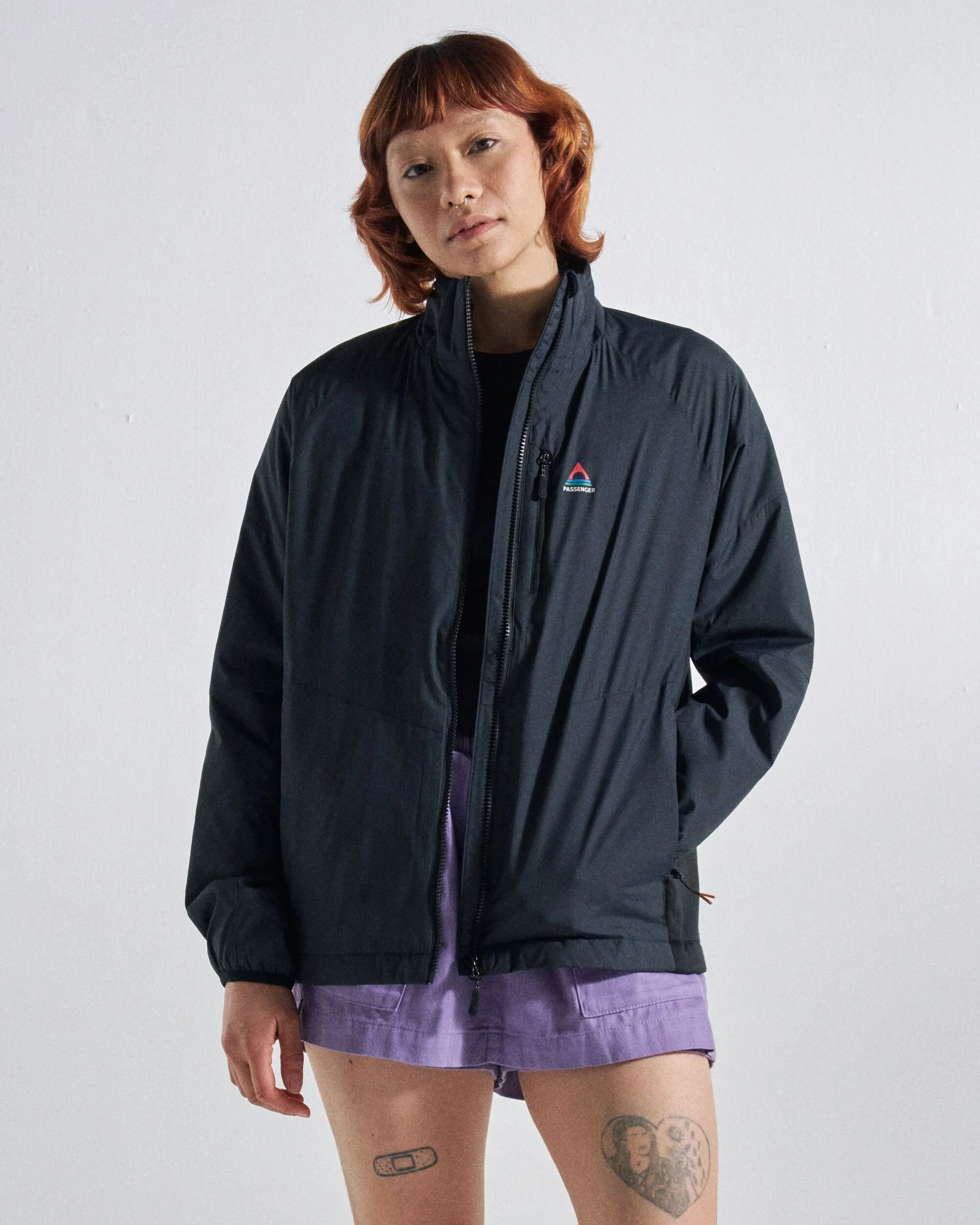 Shasta Lightweight Thermore® Hoodless Jacket - Black