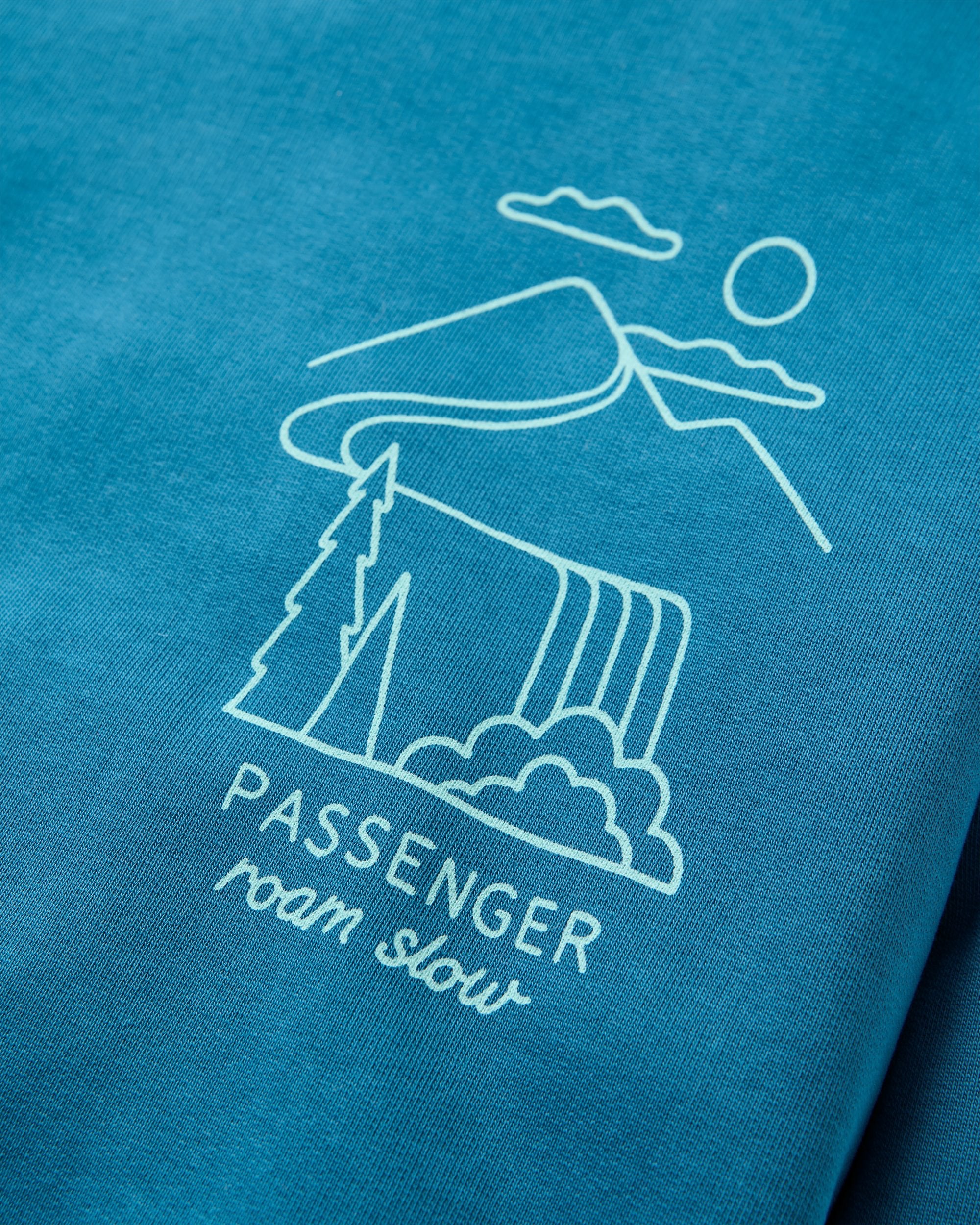 Slow Escape Organic Cotton Sweatshirt - Tidal Blue - Image 2