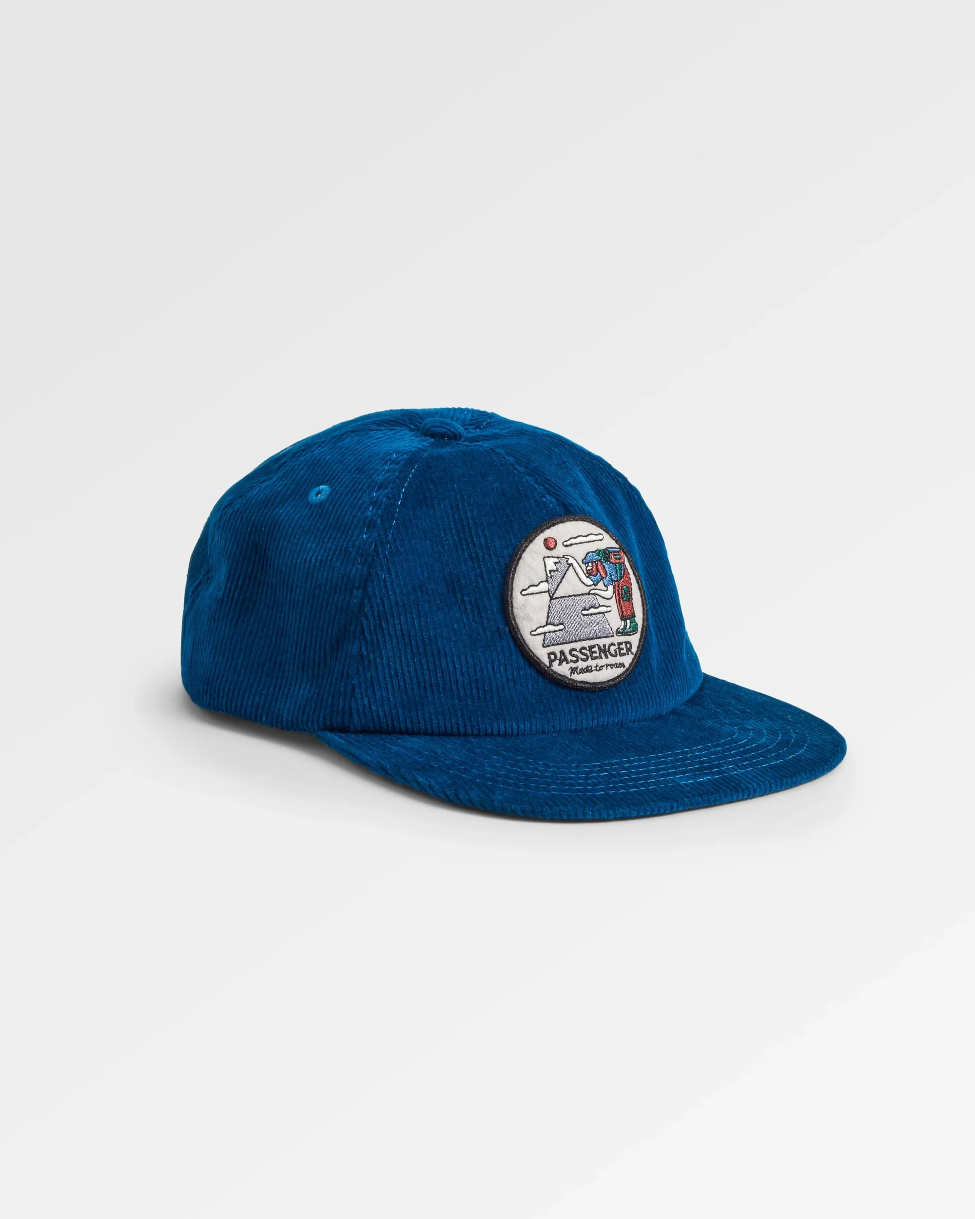 Sneaky Peak Cord 5 Panel Cap - Dark Denim