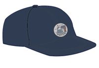 Sneaky Peak Cord 5 Panel Cap - Dark Denim - Image 5