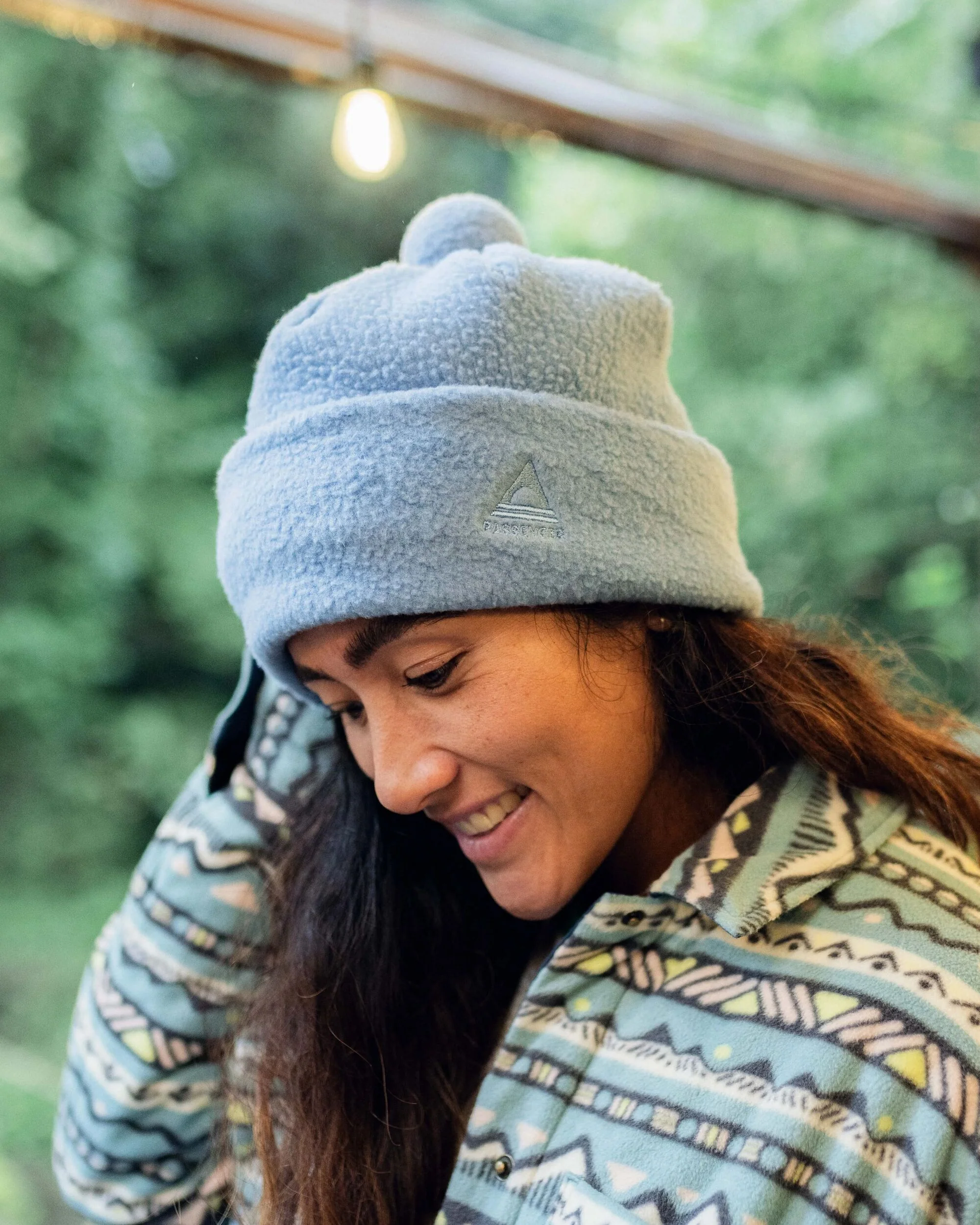 Snow Sherpa Beanie - Blue Fog