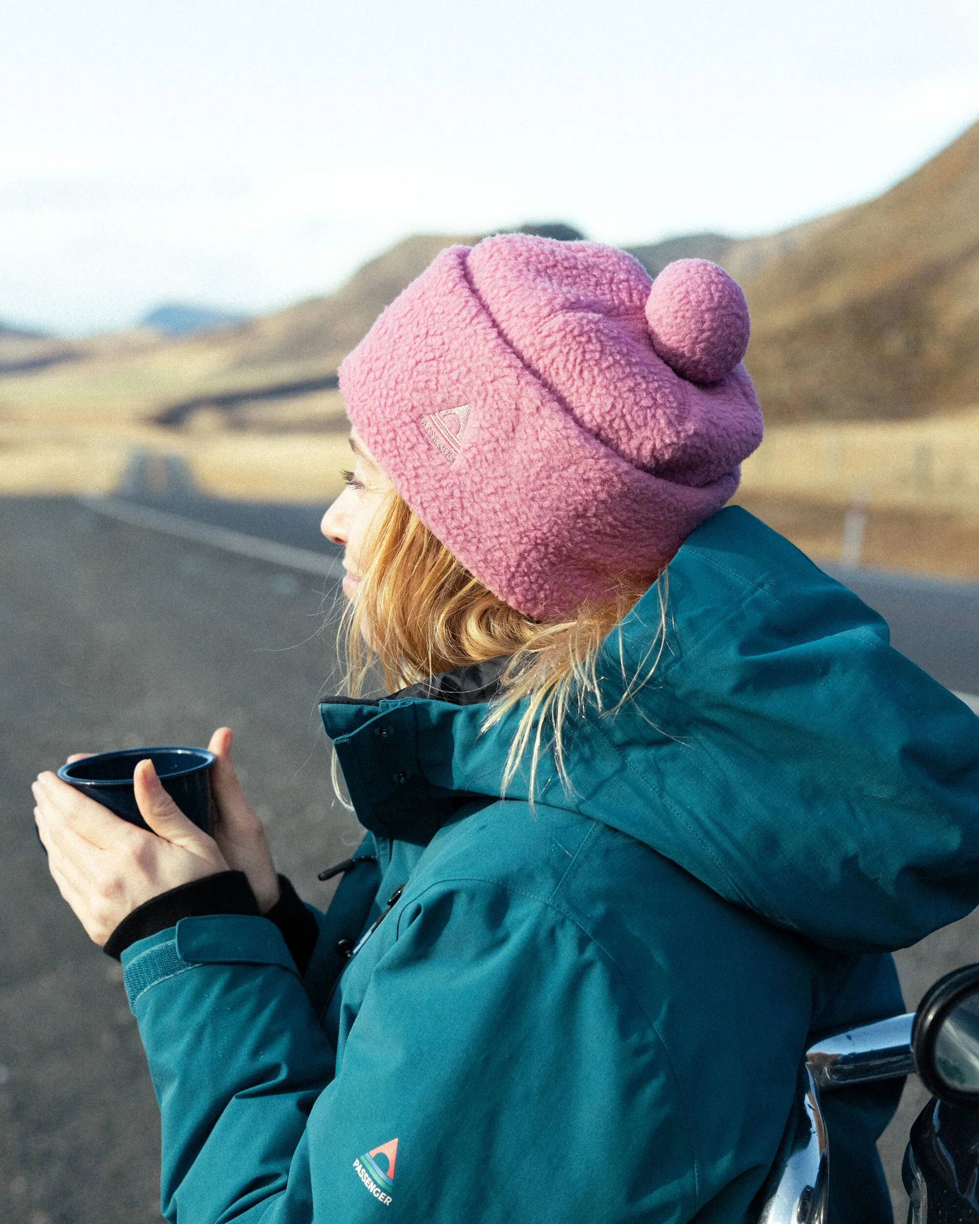 Snow Sherpa Beanie - Pink Haze - Image 2