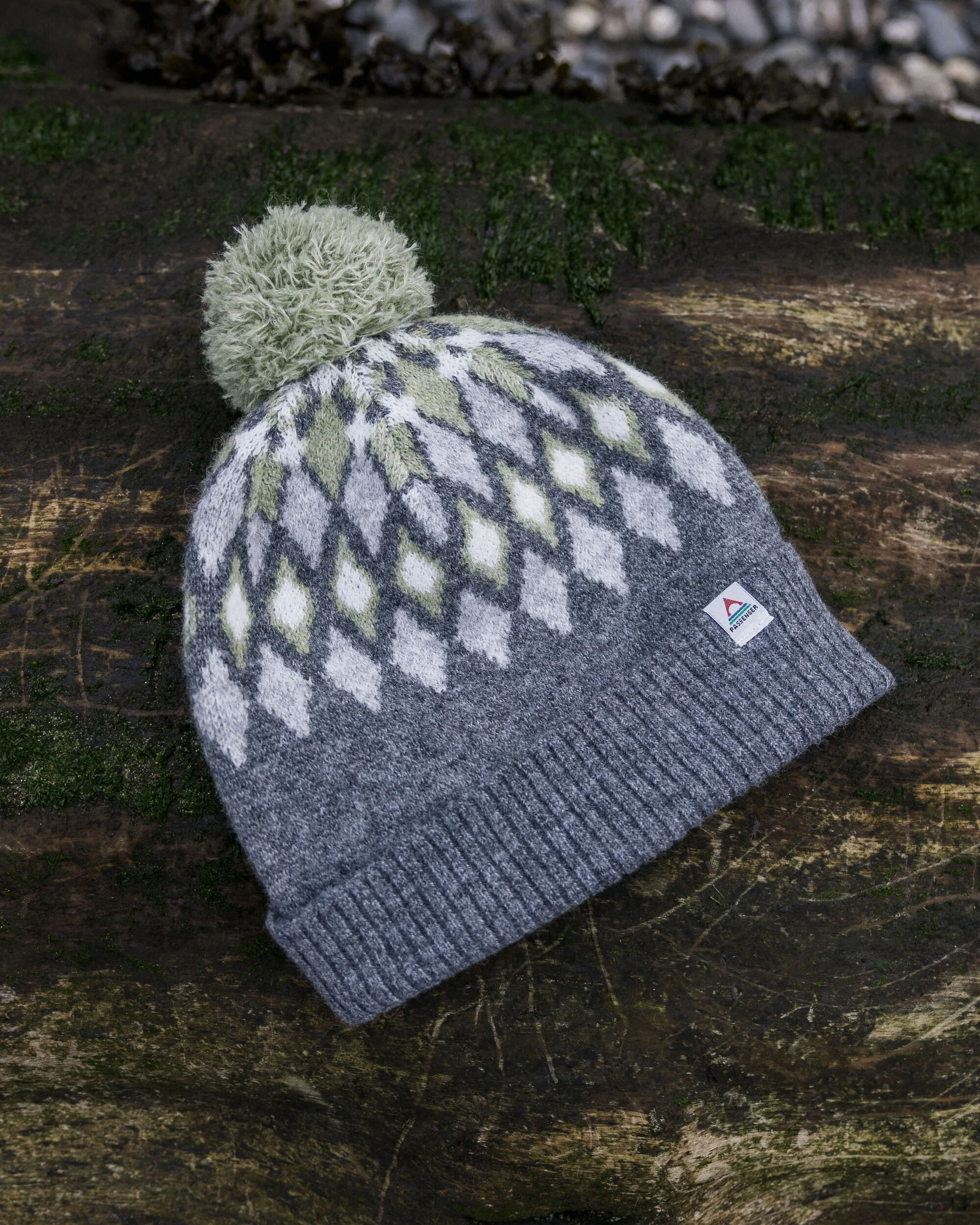 Snowdrop Bobble Hat - Grey Marl