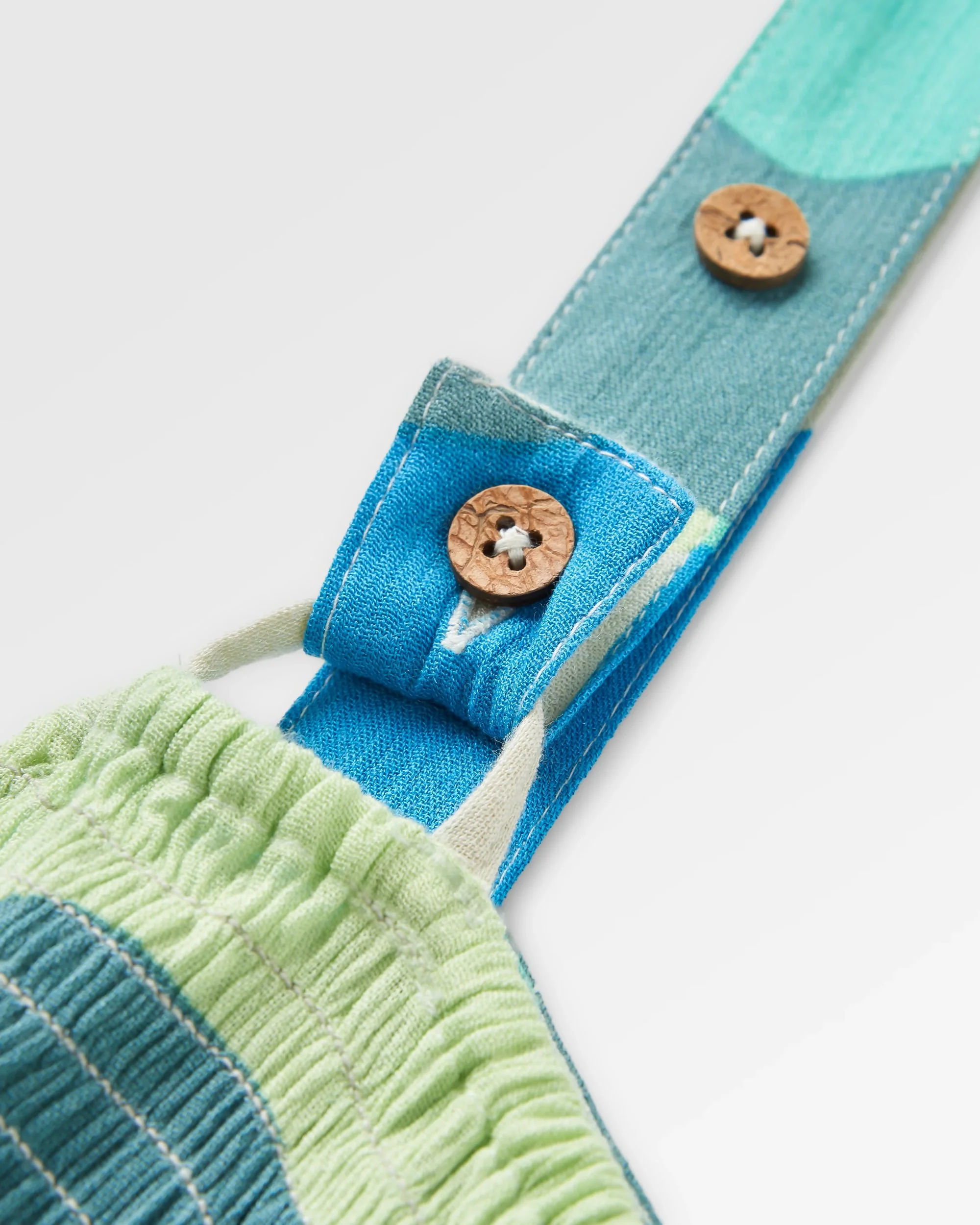 Soleis Woven Maxi Dress - Vista Patchwork Aqua - Image 6