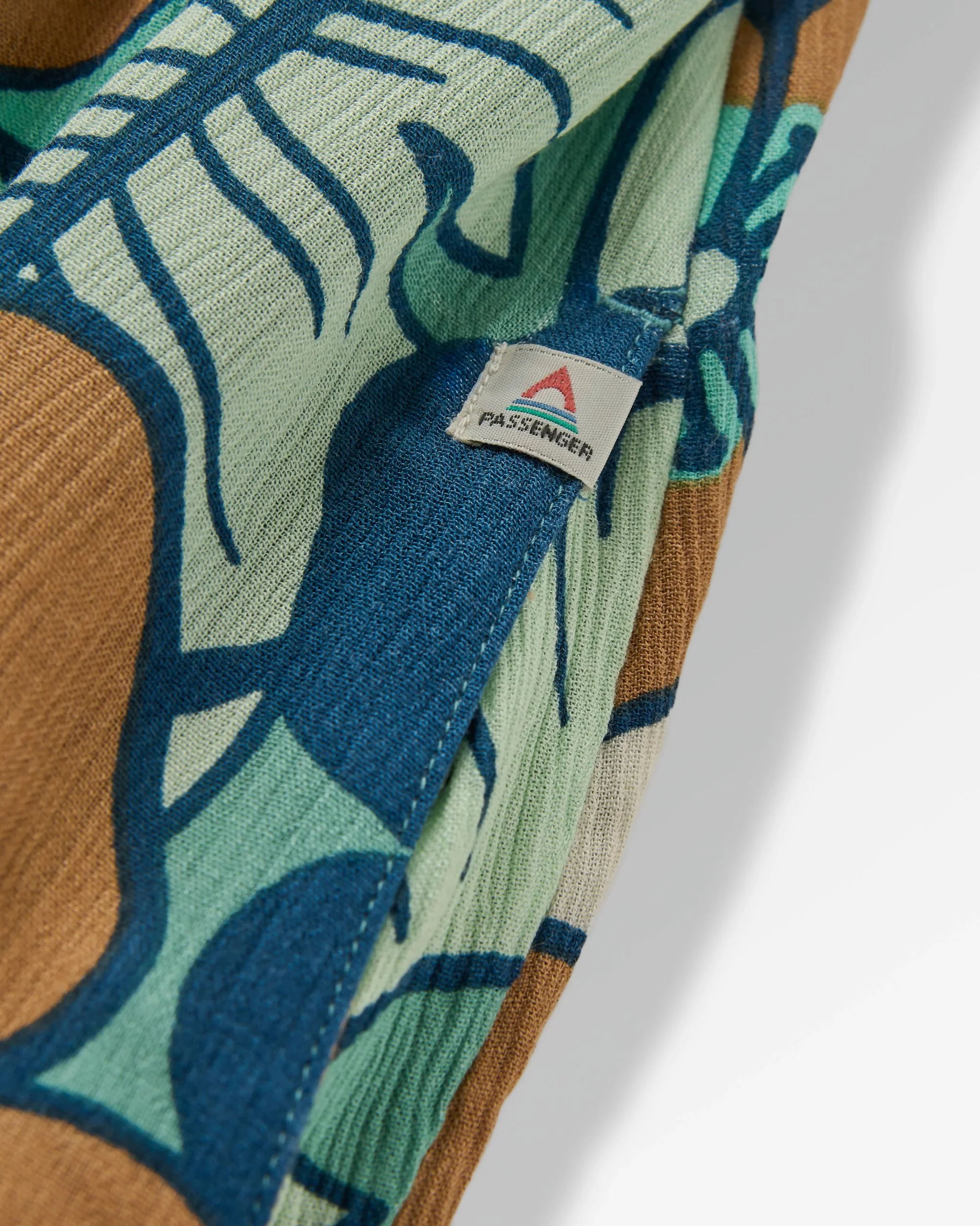 Soleis Woven Maxi Dress - Vintage Floral Aqua - Image 3