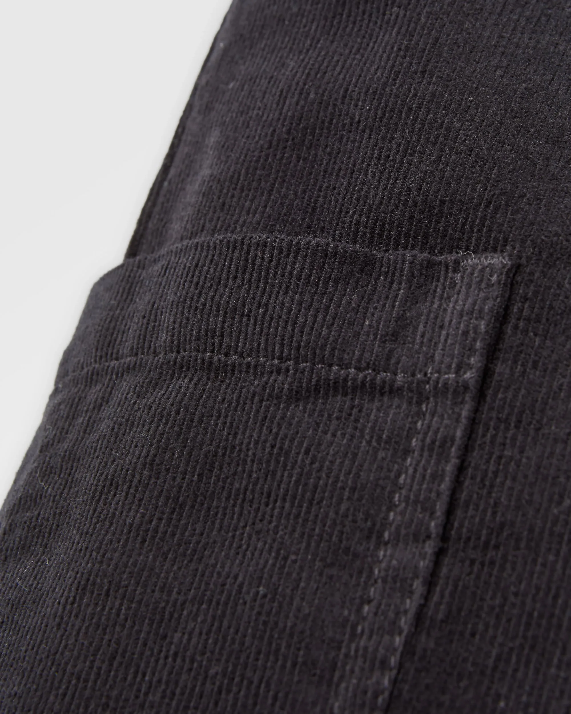 Someday Organic Cotton Corduroy Cropped Trouser - Black - Image 8