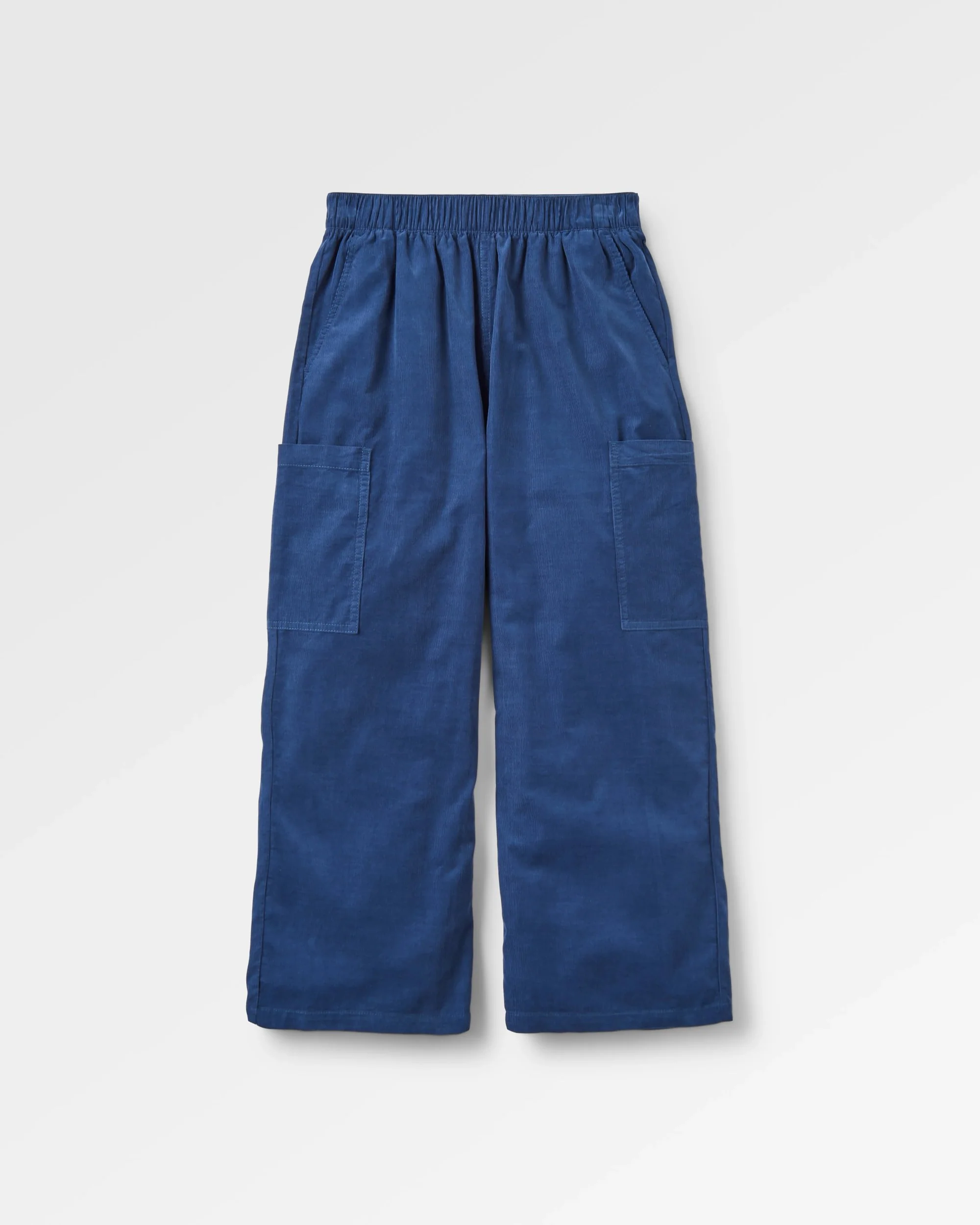 Someday Organic Corduroy Trouser - Dark Denim - Image 3