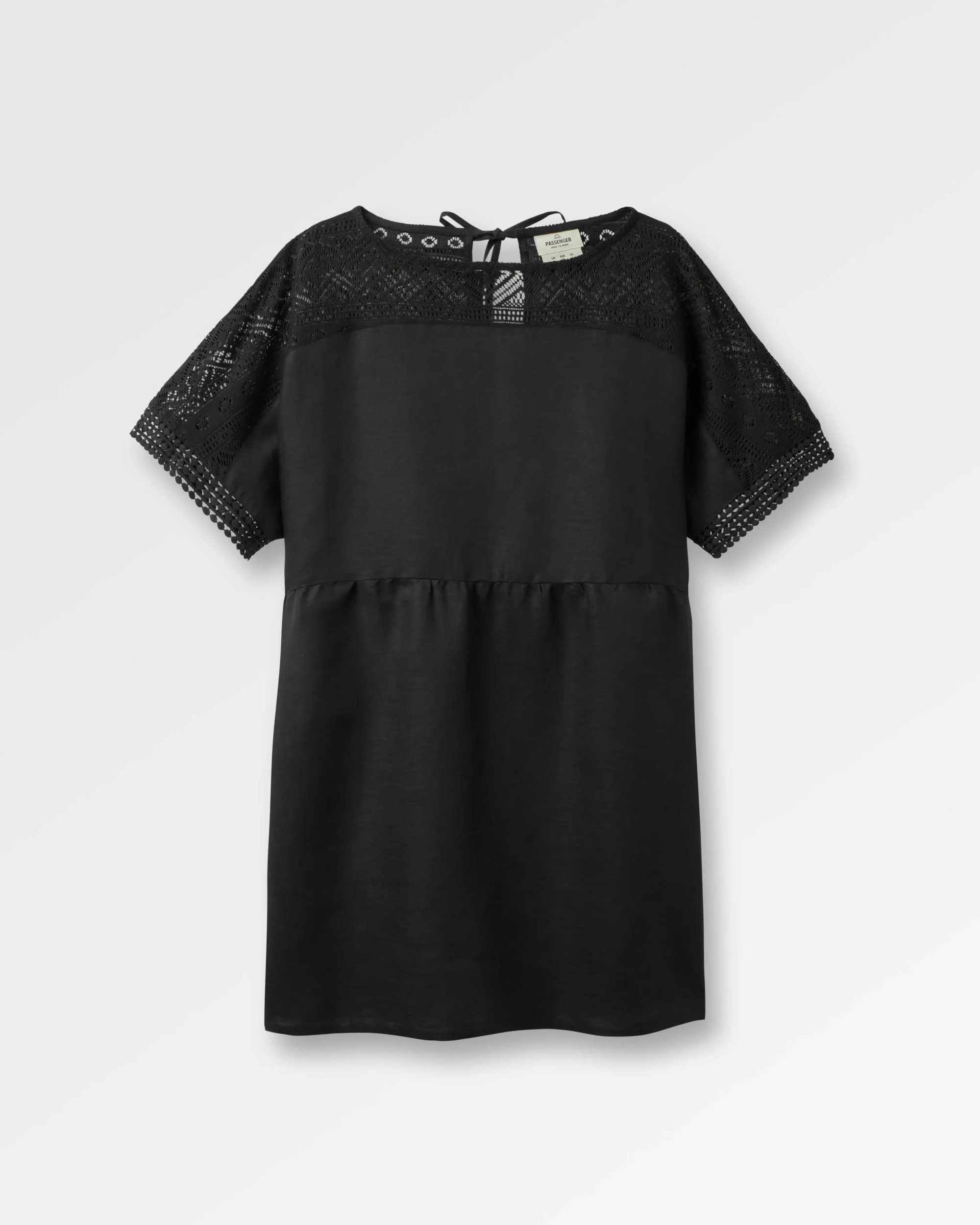 Sono Linen Beach Dress - Black - Image 2