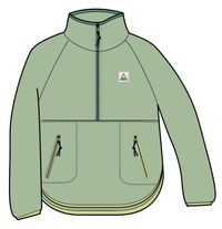 Sorrel Polar Fleece - Green Fig - Image 11