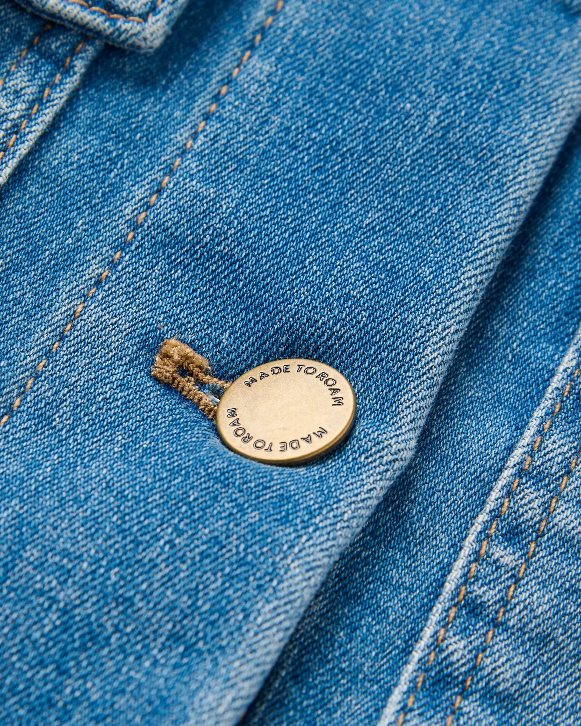 Stella Denim LS Shirt - Light Wash Denim - Image 7