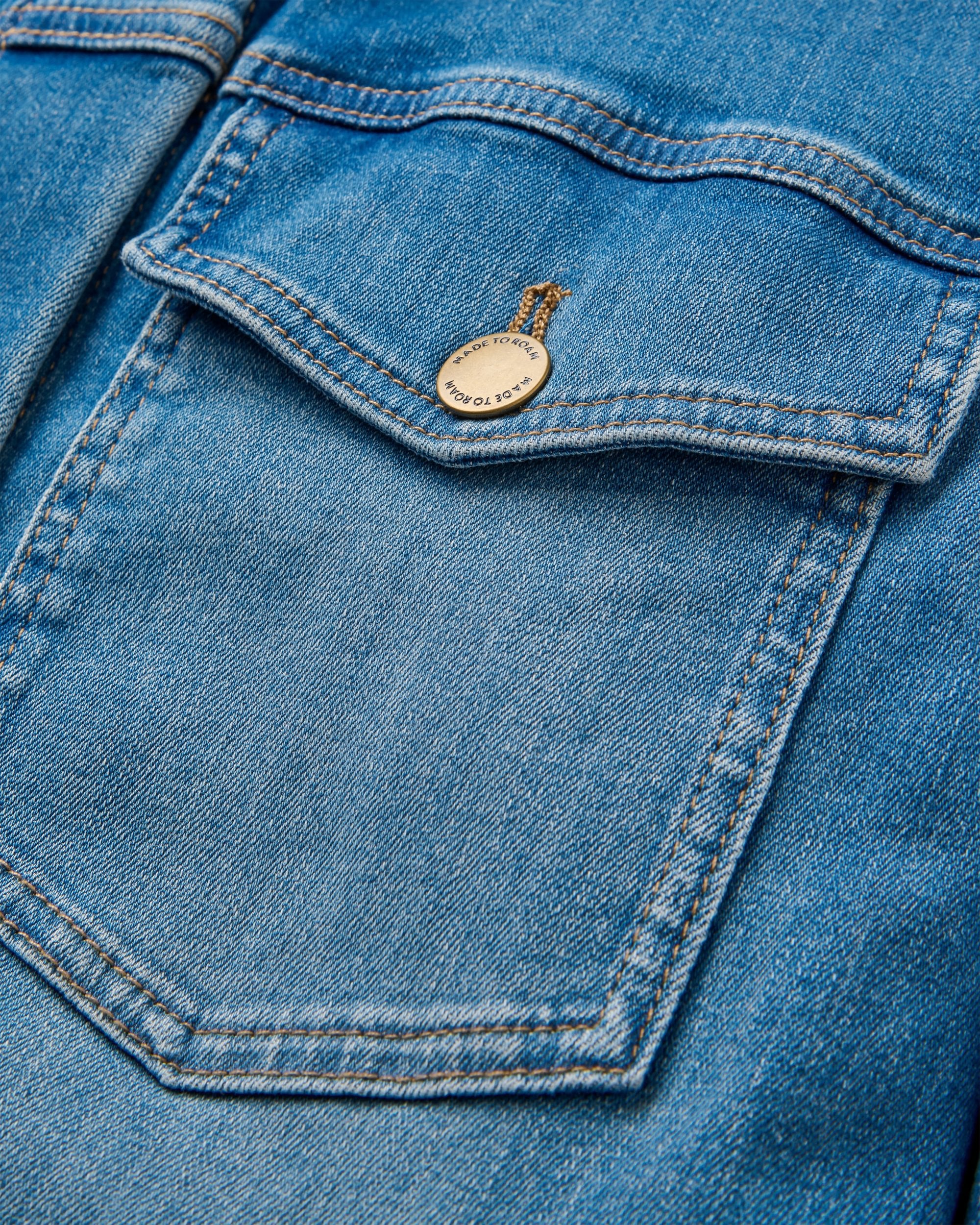 Stella Denim LS Shirt - Light Wash Denim - Image 8