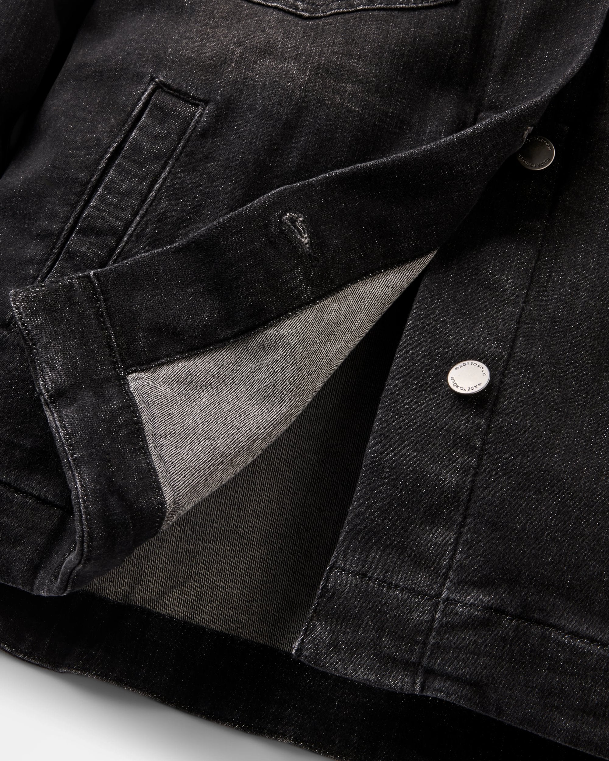 Stella Denim LS Shirt - Washed Black Denim - Image 5