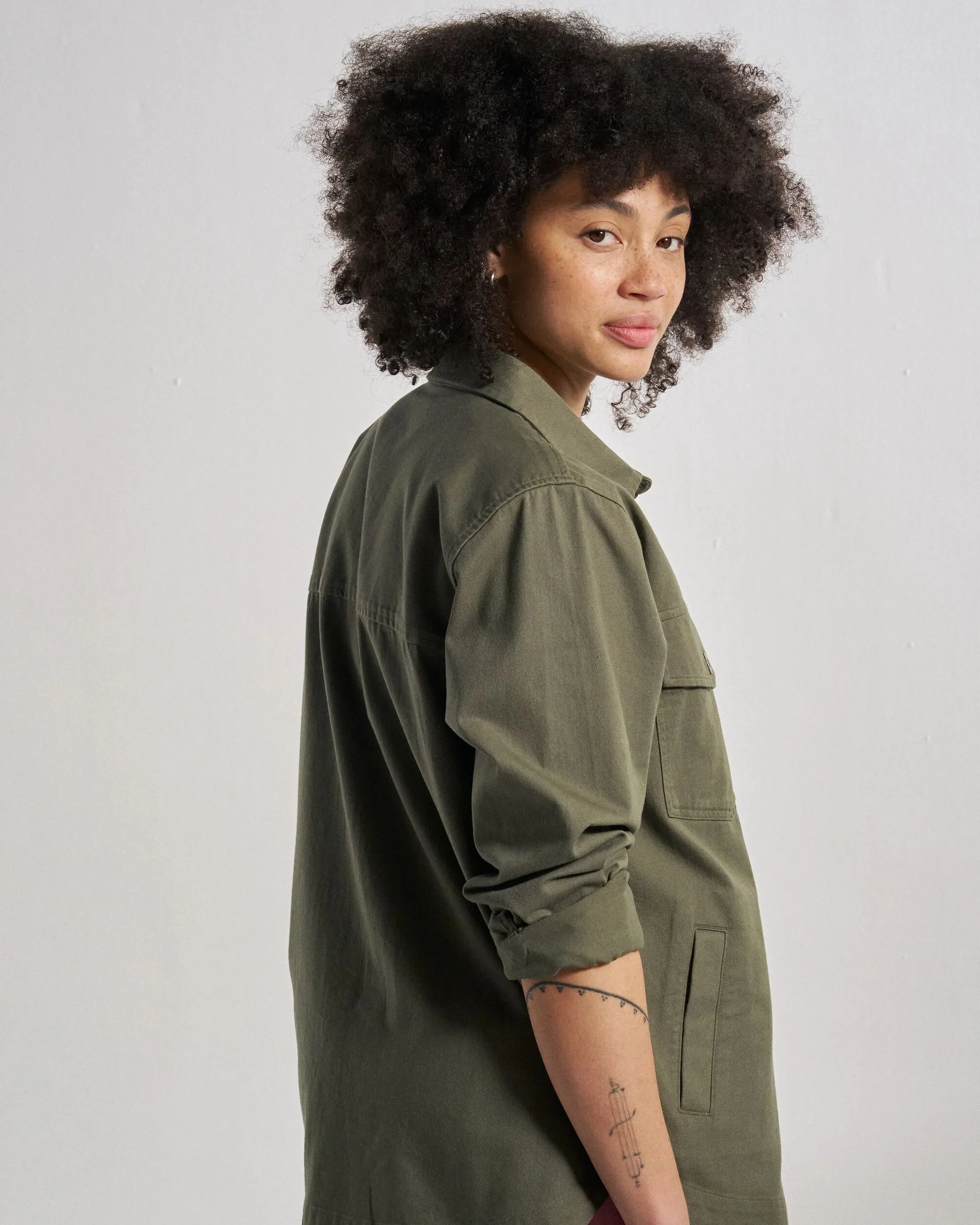 Stella LS Shirt - Dusty Olive - Image 8