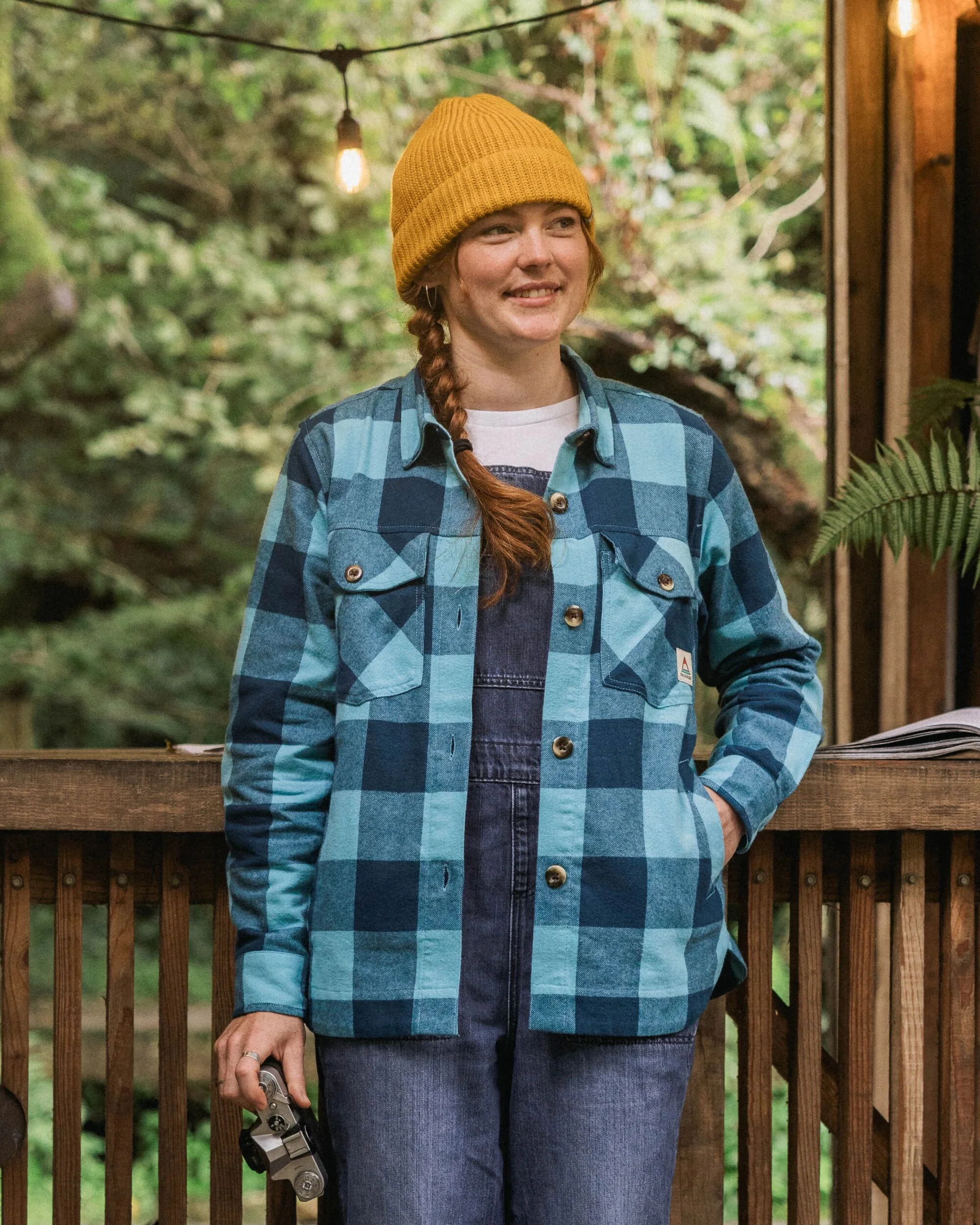 Stella LS Shirt - Retro Blue Check