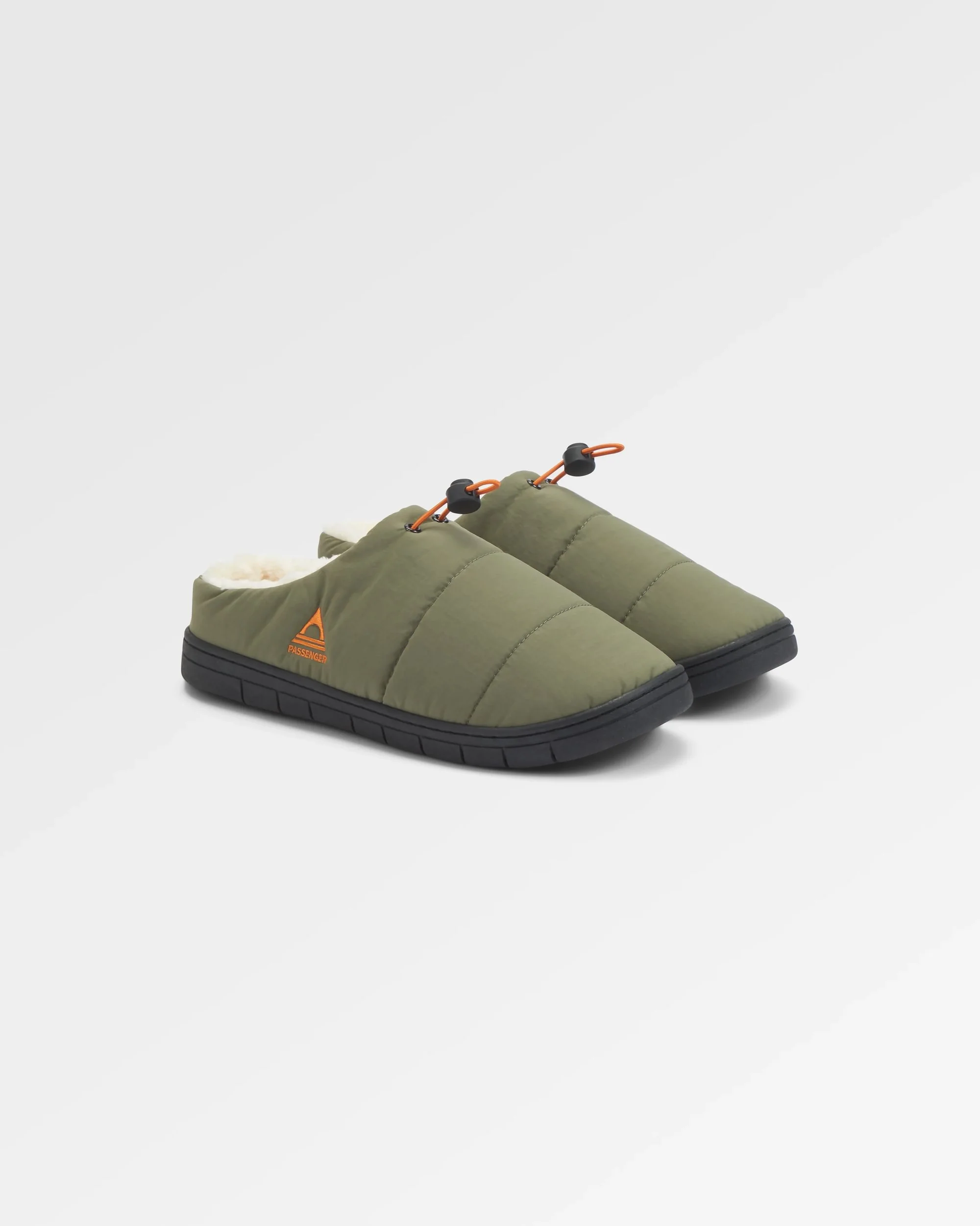 Step Out Men's Fleece Lined Slipper - Dusty Olive