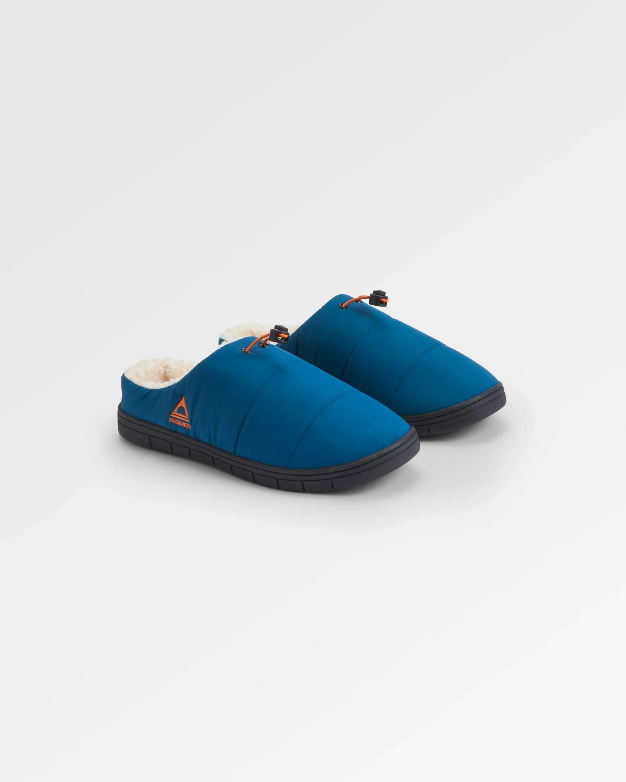 Step Out Men's Fleece Lined Slipper - Tidal Blue