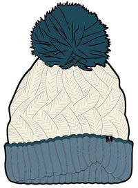 Stoke Bobble Hat - Oatmeal - Image 6