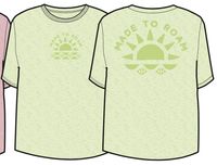 Sunburst Organic T-Shirt - Soft Lime Juice - Image 6