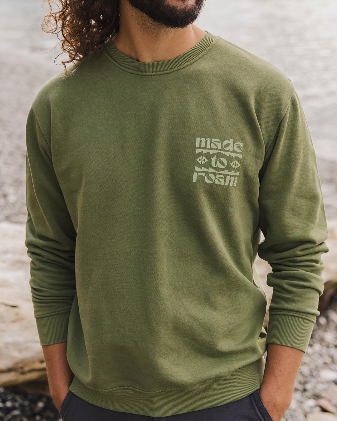 Sunrise Sweatshirt - Loden Green - Image 2