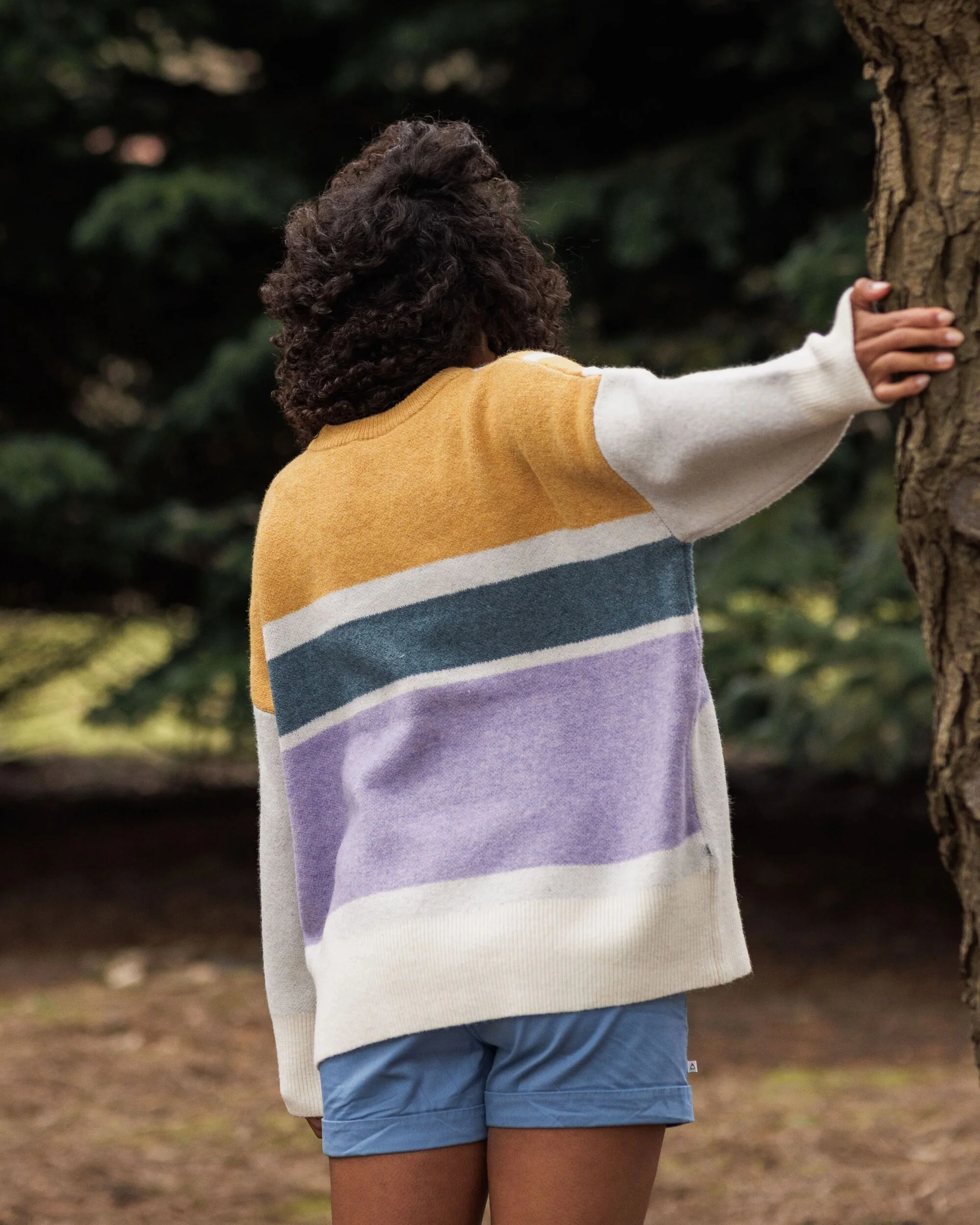 Sunsets Oversized Knitted Jumper - Marshmallow - Image 3