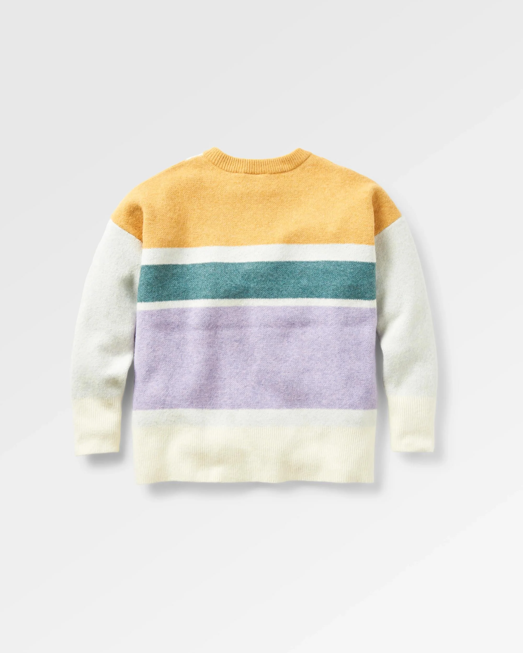 Sunsets Oversized Knitted Jumper - Marshmallow - Image 6